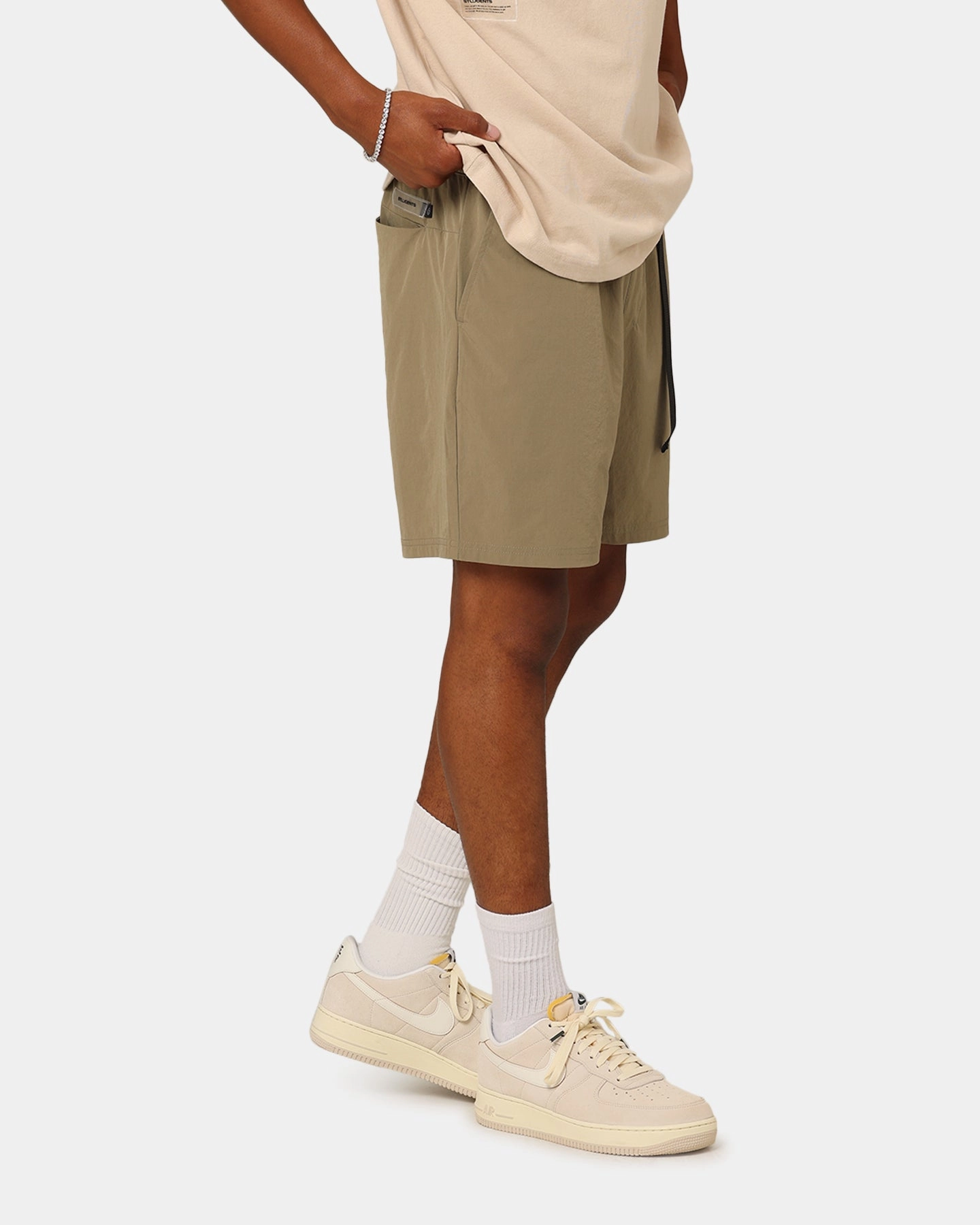 Students Golf Caldwell Nylon Shorts Kelp Athletic Silhouette Home Style