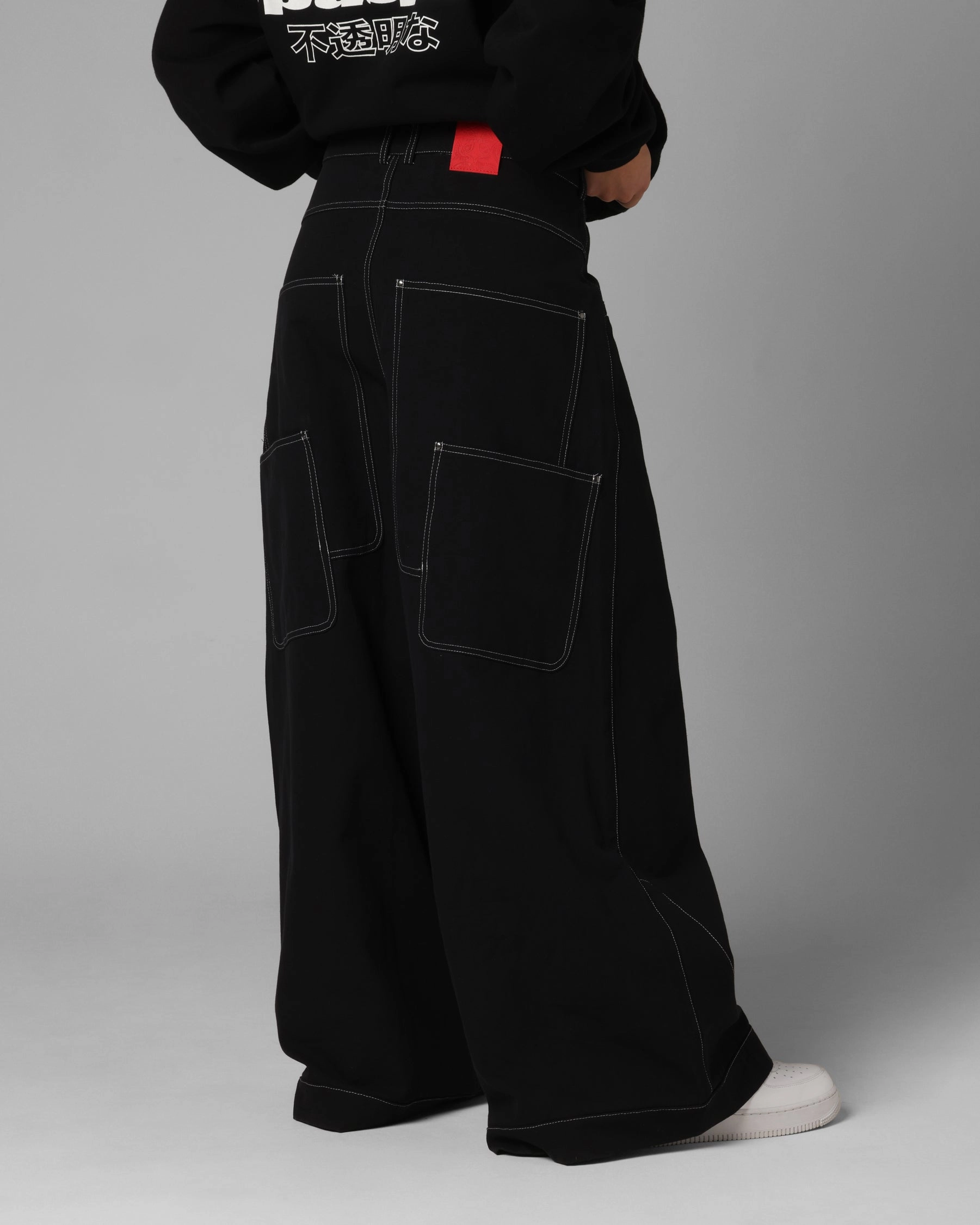 Loiter F-22 Raver Jeans Black Party Look Luxury Comfortable Style