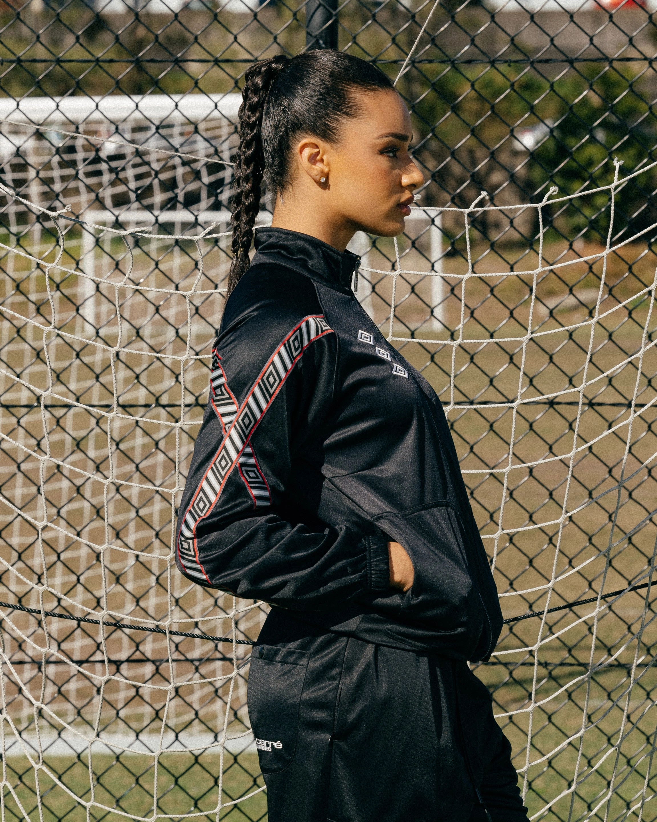 Carr?? X Umbro Unity Track Jacket Black Music Quick Adjust Straps