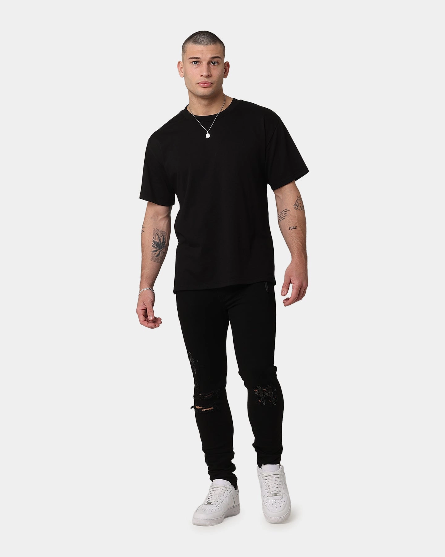 Saint Morta Crossfire Jeans Black Casual Element