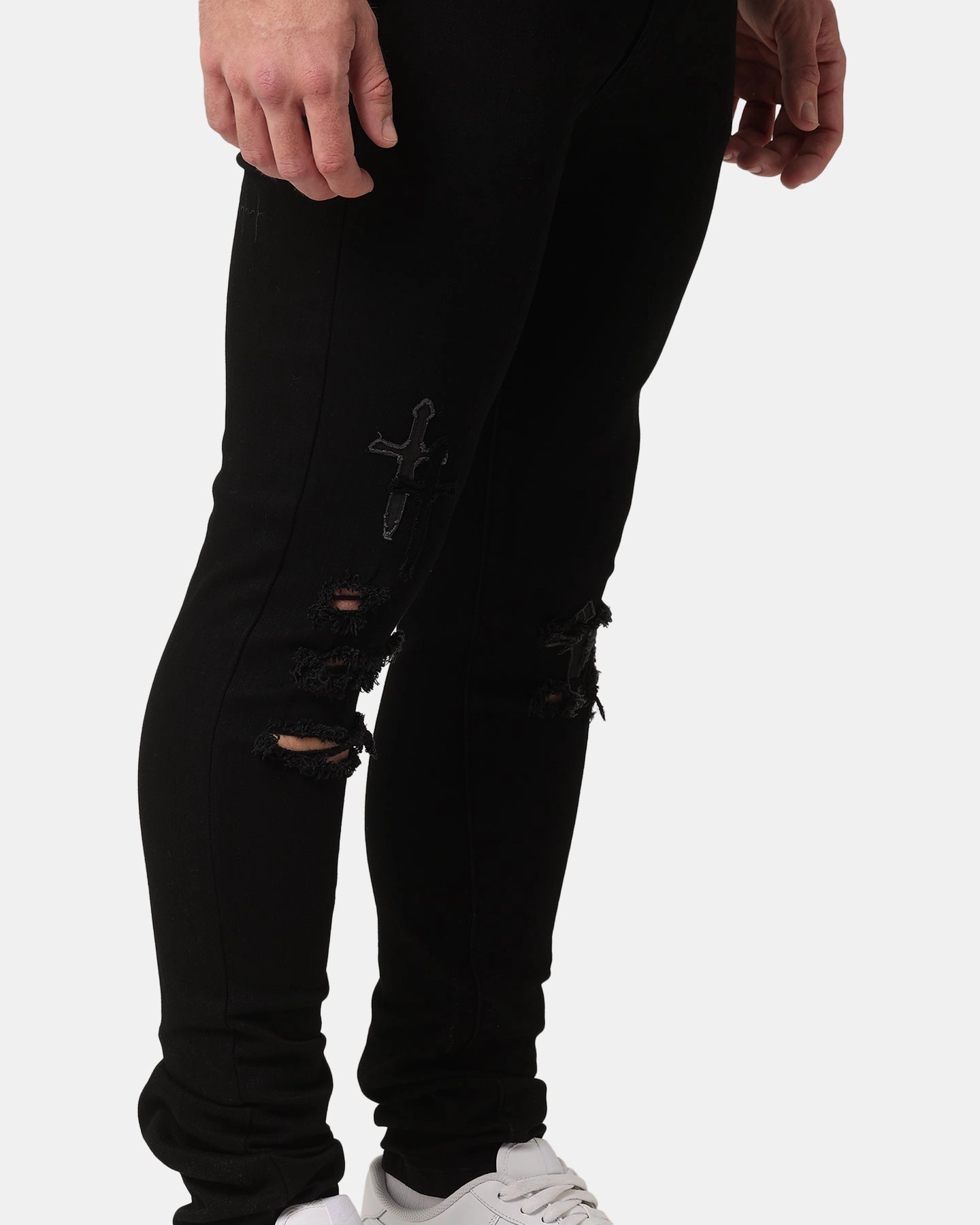 Sharp Vibe Saint Morta Crossfire Jeans Black
