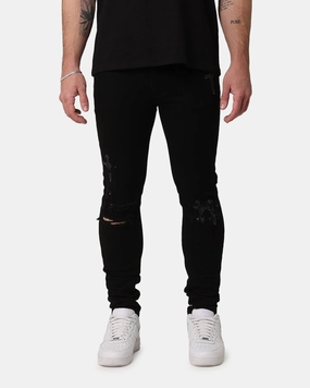 Saint Morta Crossfire Jeans Black Low Effort