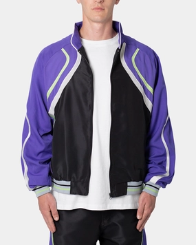 MNML Motocross Track Jacket Purple Beret