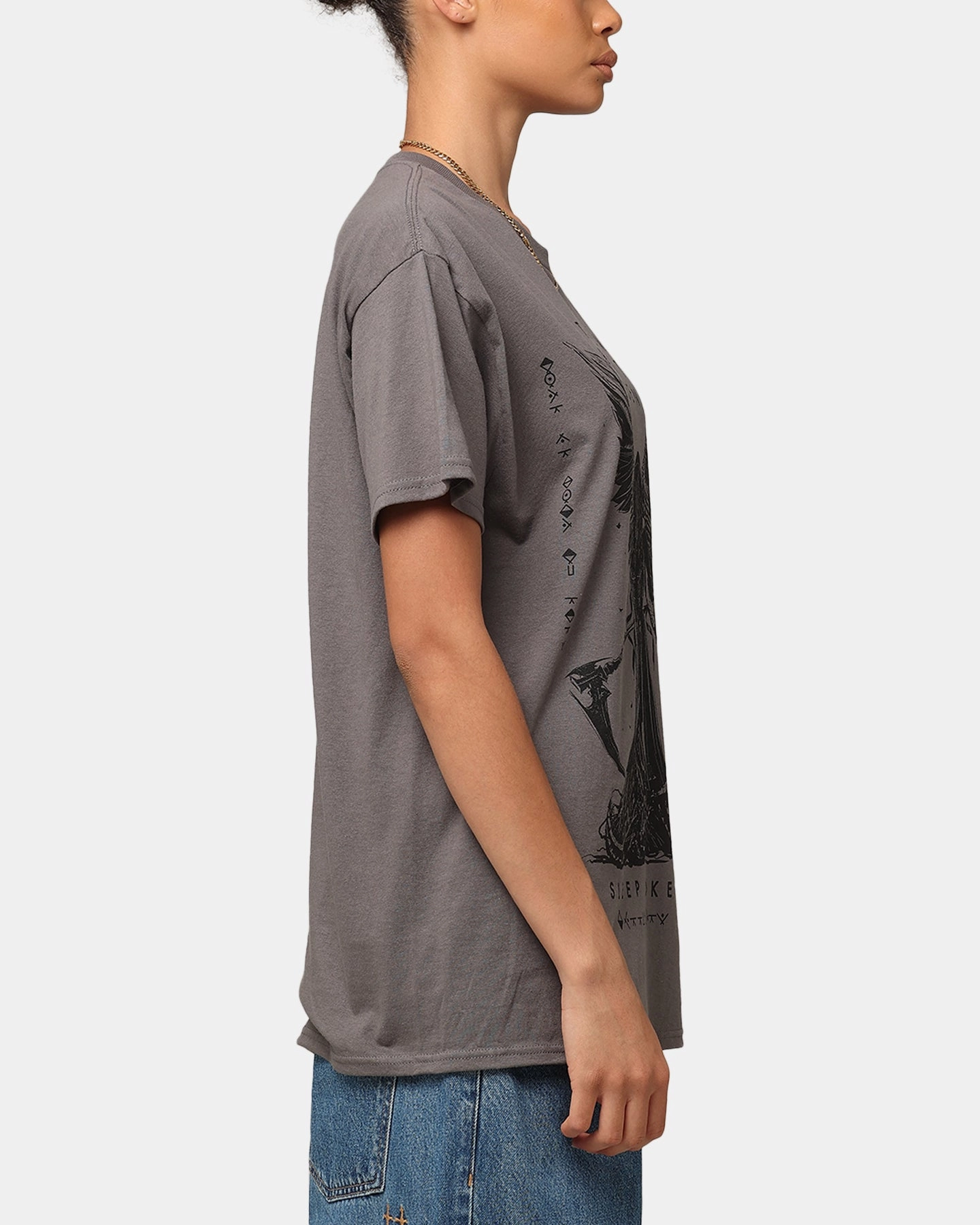 Quick Fit Sleep Token Back To Eden T-Shirt Charcoal