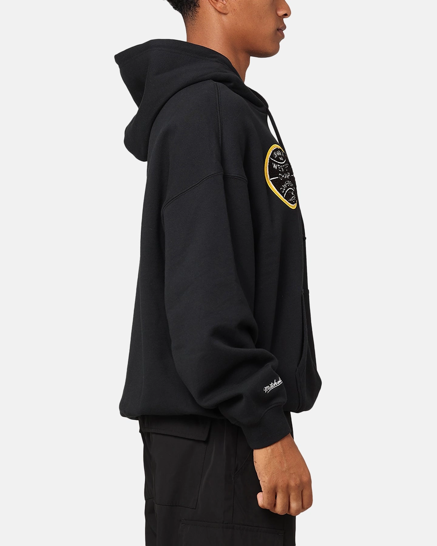 Mitchell & Ness Los Angeles Lakers Conference Hoodie Faded Black rainy - day gear