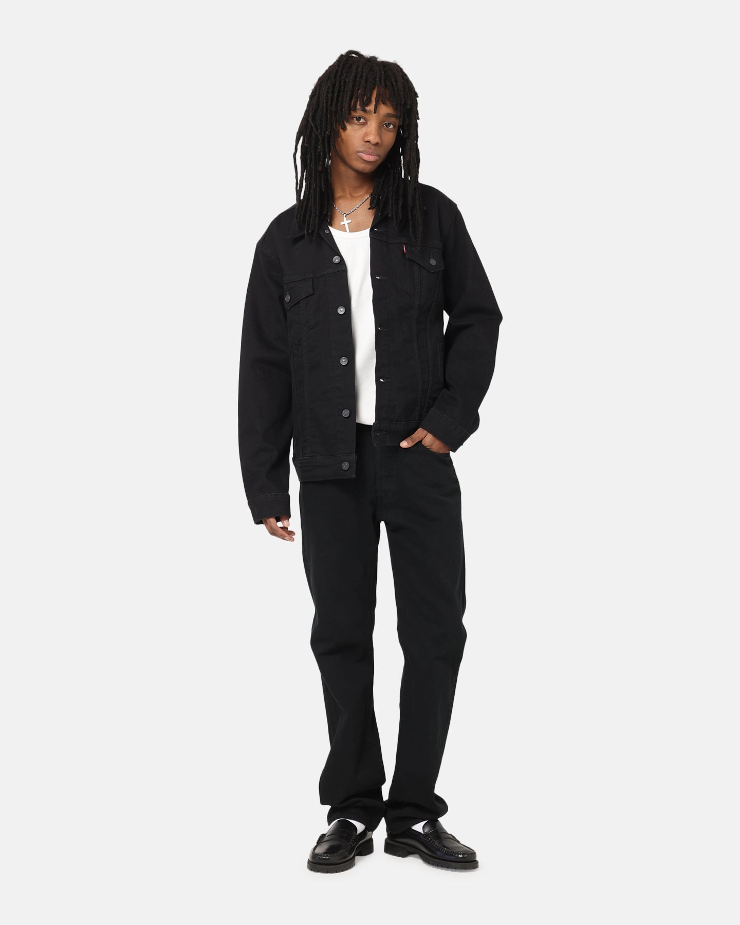 Levi Strauss And Co 501? Original Jeans Black Secure Closure System