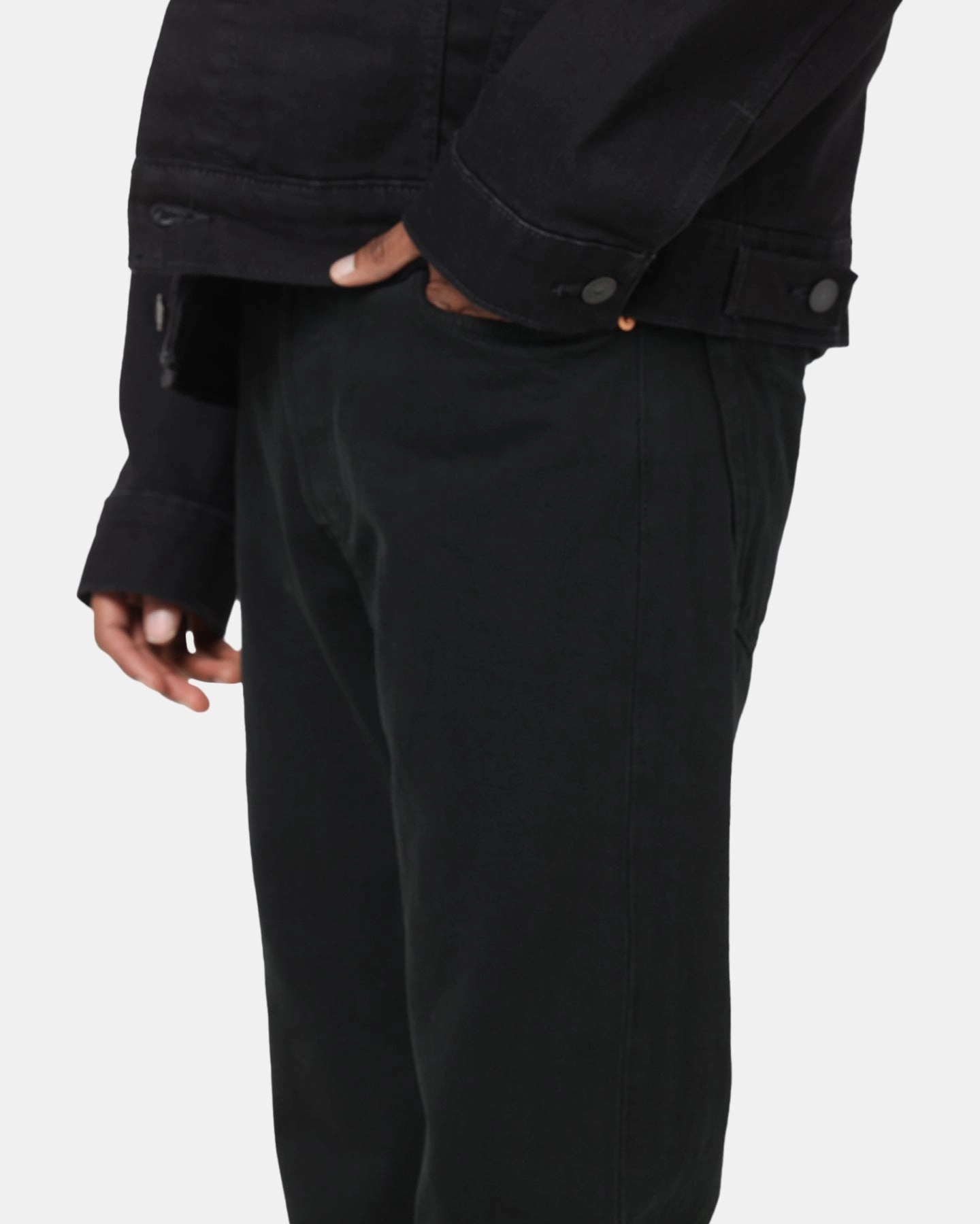 Unisex Friendly Levi Strauss And Co 501? Original Jeans Black