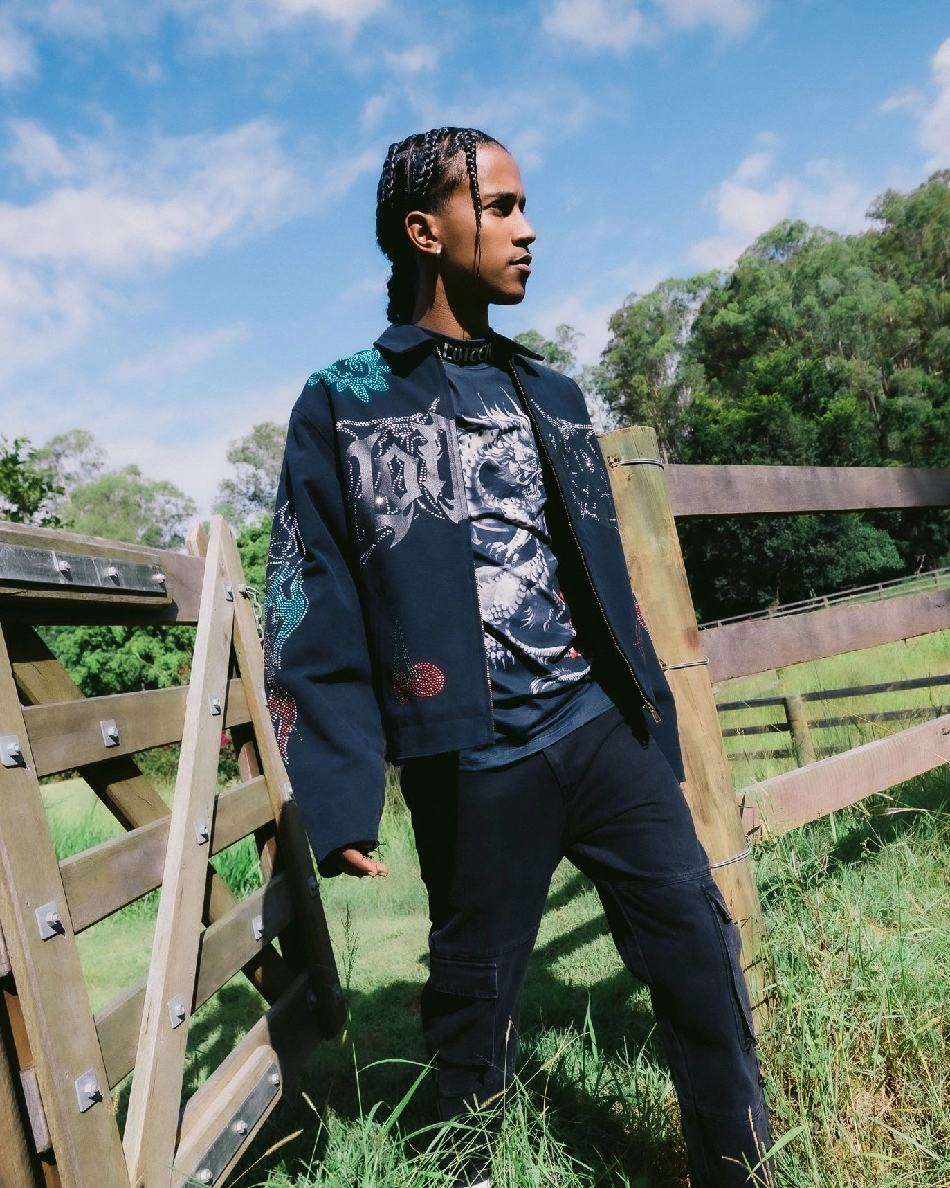 Stretchable Cold Weather Loiter Spectre Work Jacket Vintage Black