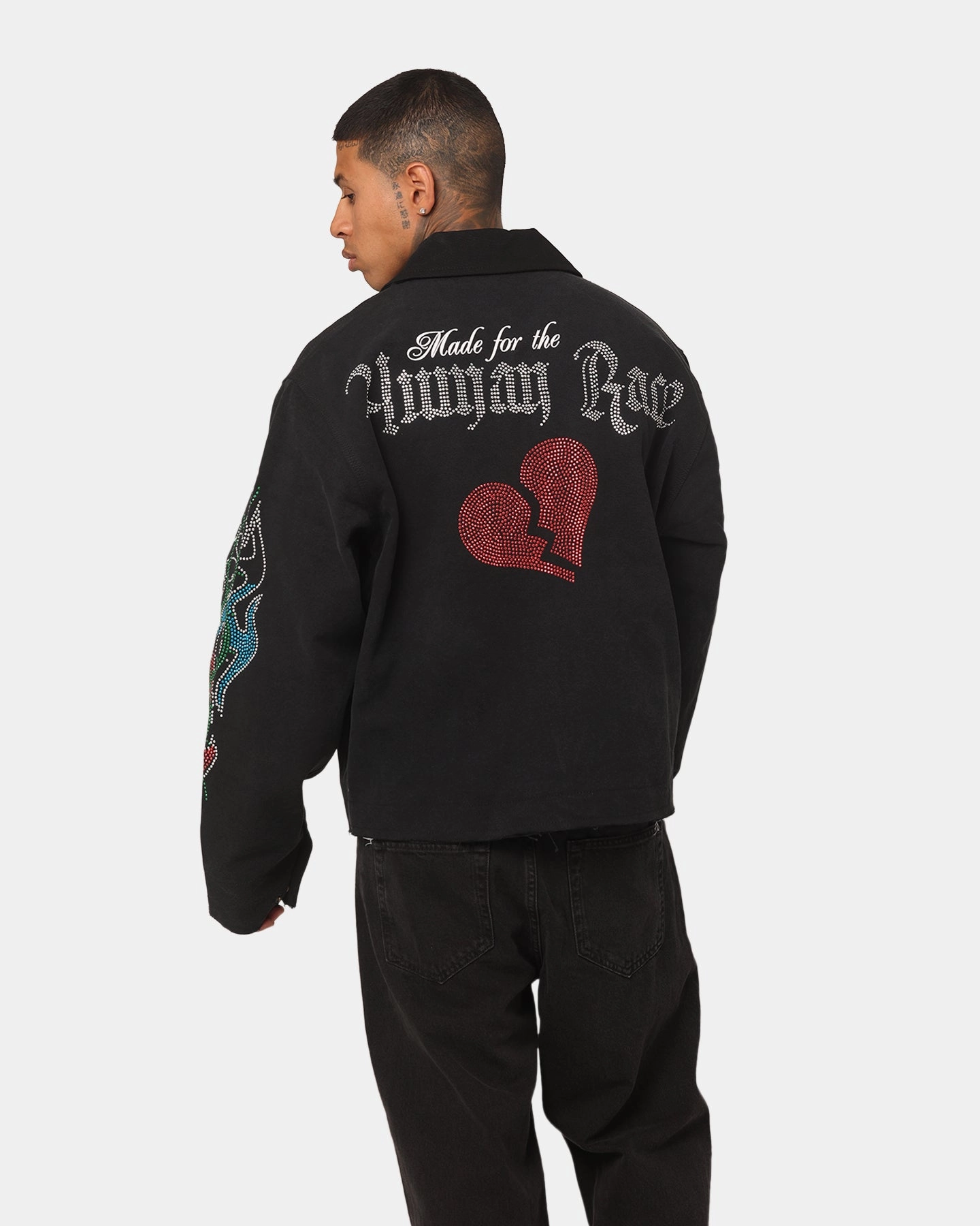 Loiter Spectre Work Jacket Vintage Black Red