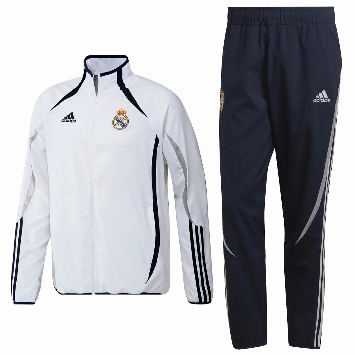 Real Madrid CF retro woven presentation tracksuit 2022 - Adidas Dynamic Tension Control Matching pieces