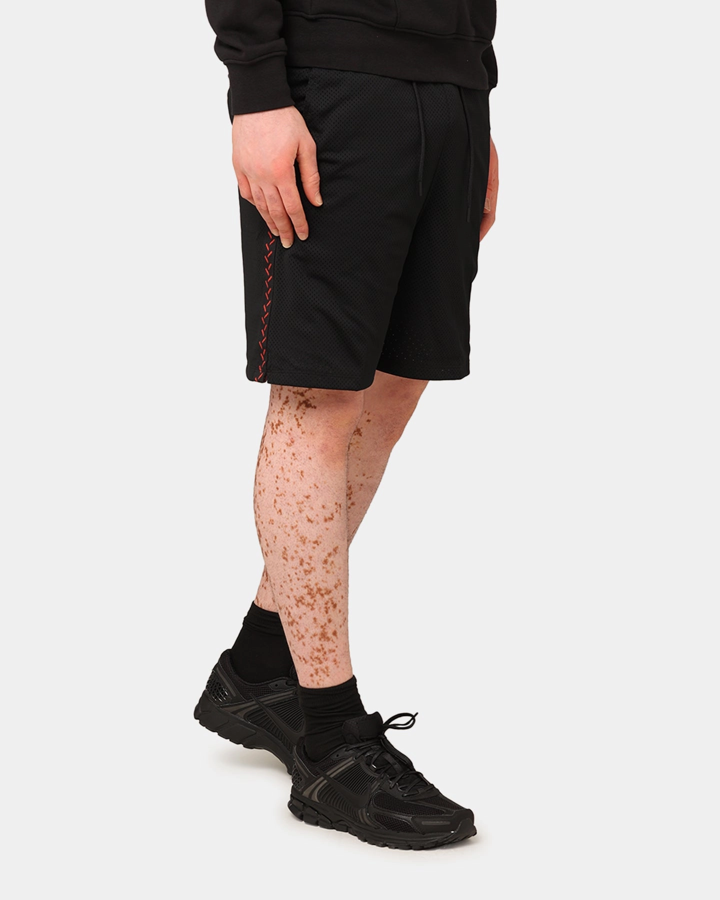 raincoat On The Go Jordan Flight MVP Mesh Shorts Black/Dune Red