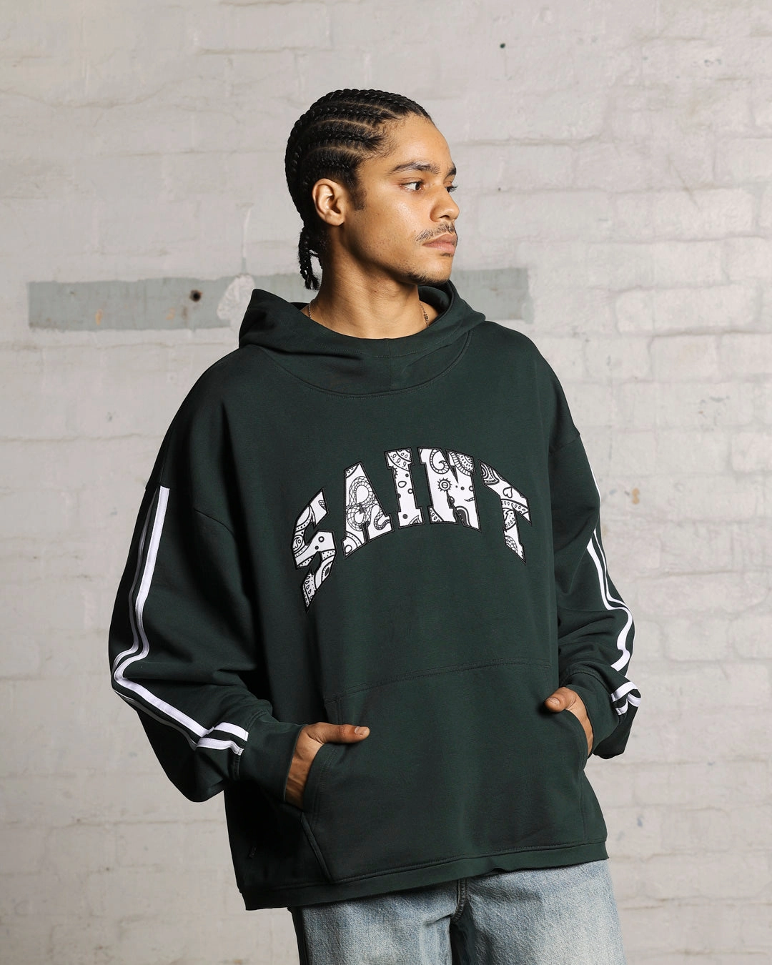 Forget Saint Morta La Palla Box Hoodie Stadium Green