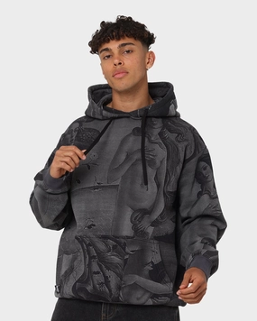 Seam Sealed Construction Weatherproof Shell Stussy Dyed Venus Hoodie Black