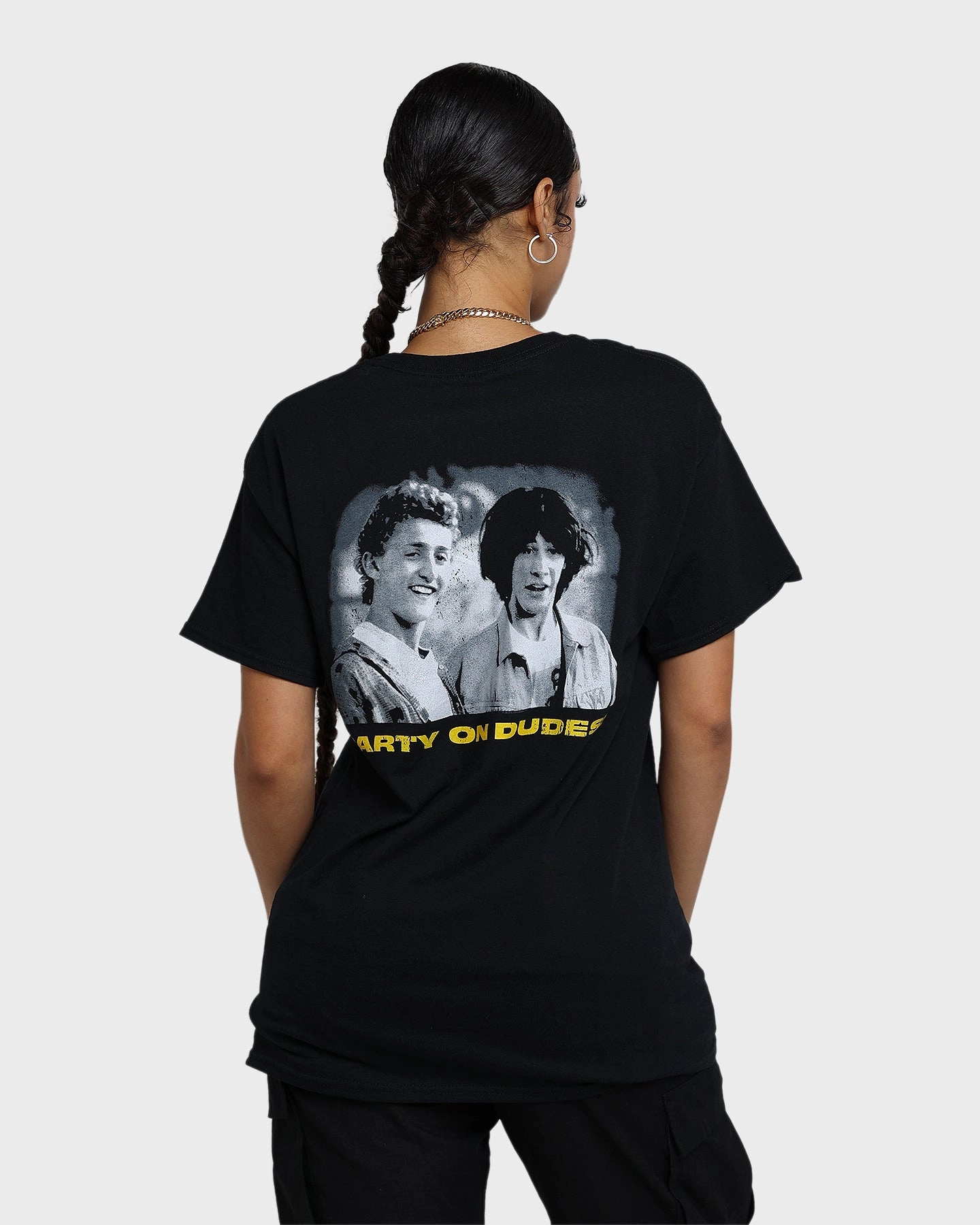 American Thrift X Bill & Ted Excellent Adventure T-Shirt Black Seasonal Comfort Style