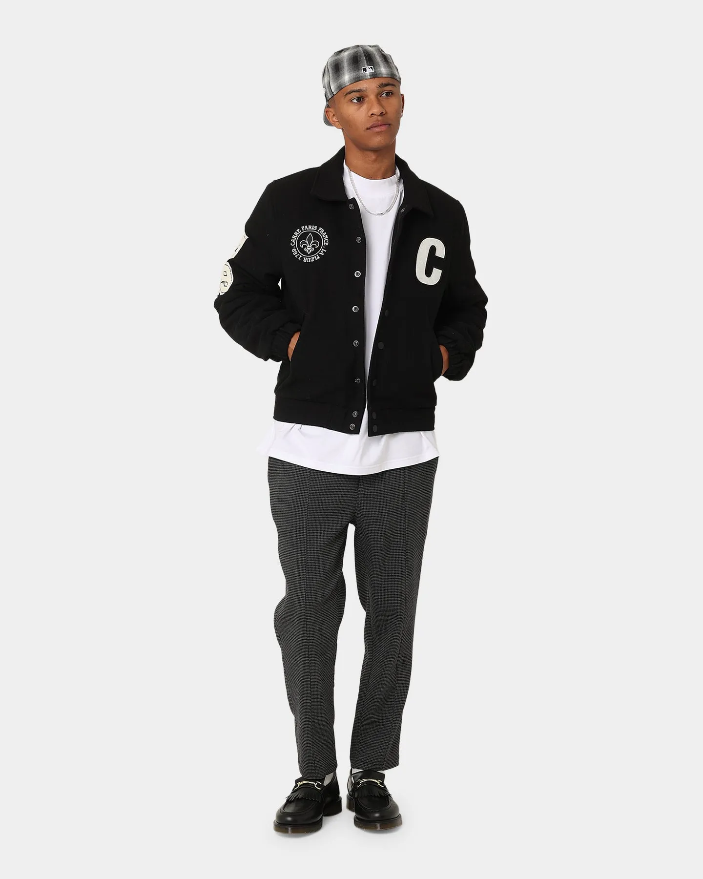 Urban Protection Carre Class Varsity Jacket Black