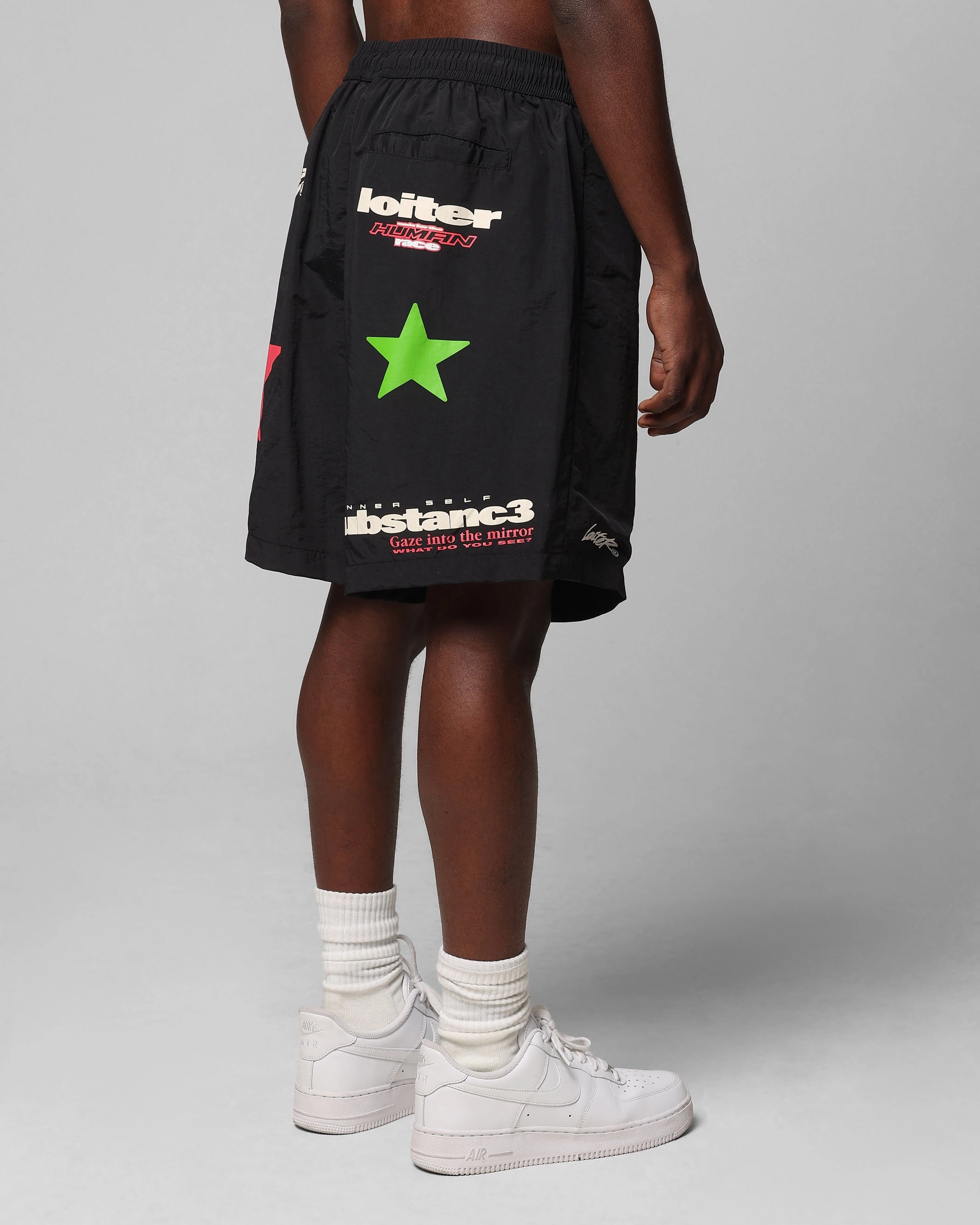 Anti Friction Seams Loiter Substance Shorts Black