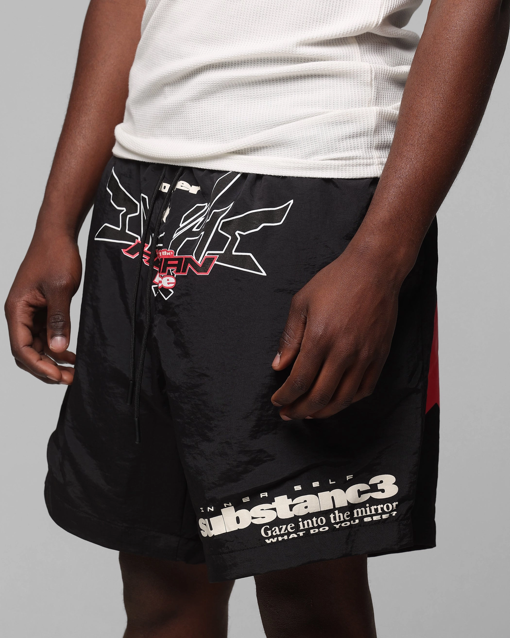Loiter Substance Shorts Black yoga clothing