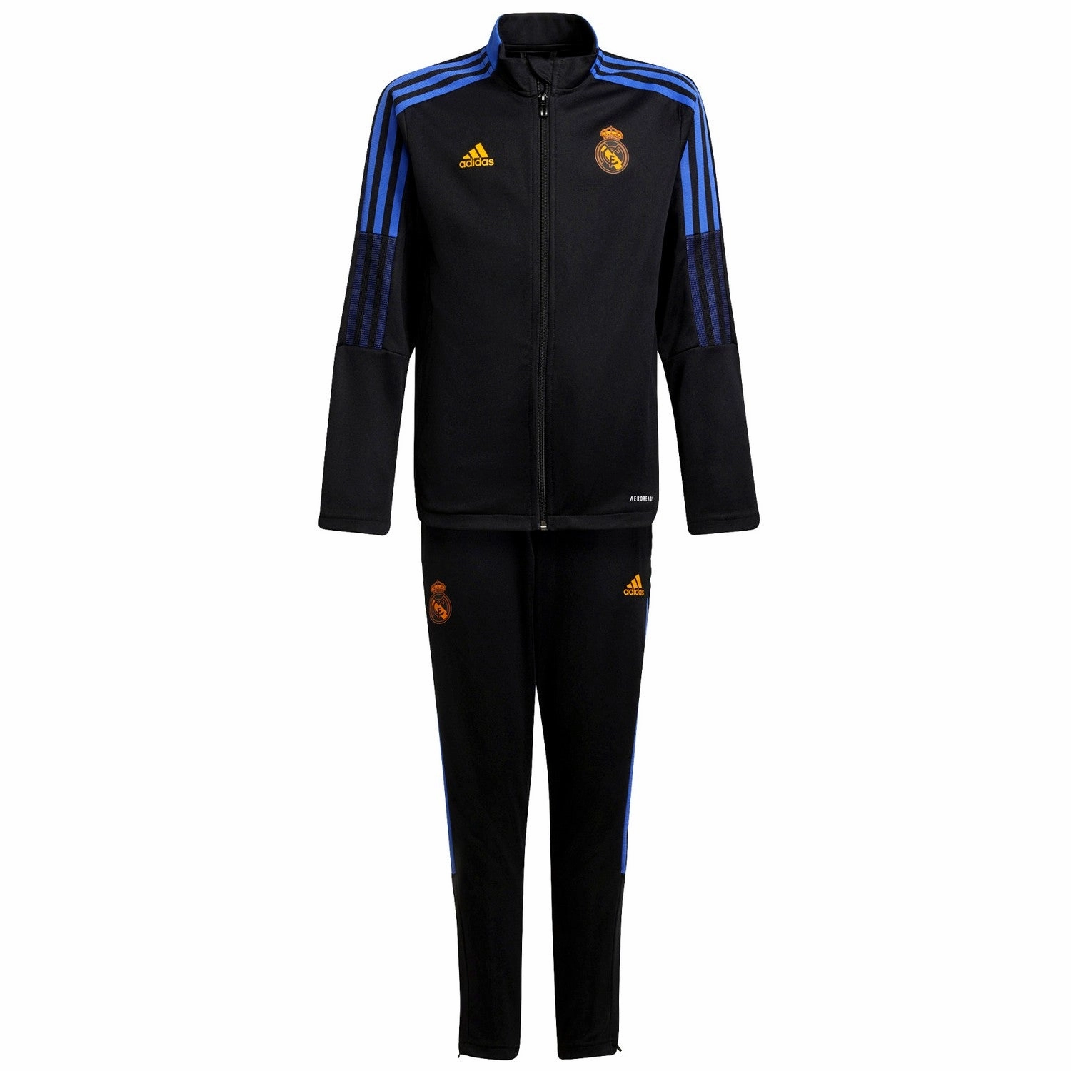 Kids - Real Madrid training presentation tracksuit 2021/22 - Adidas Cardio keychain venue
