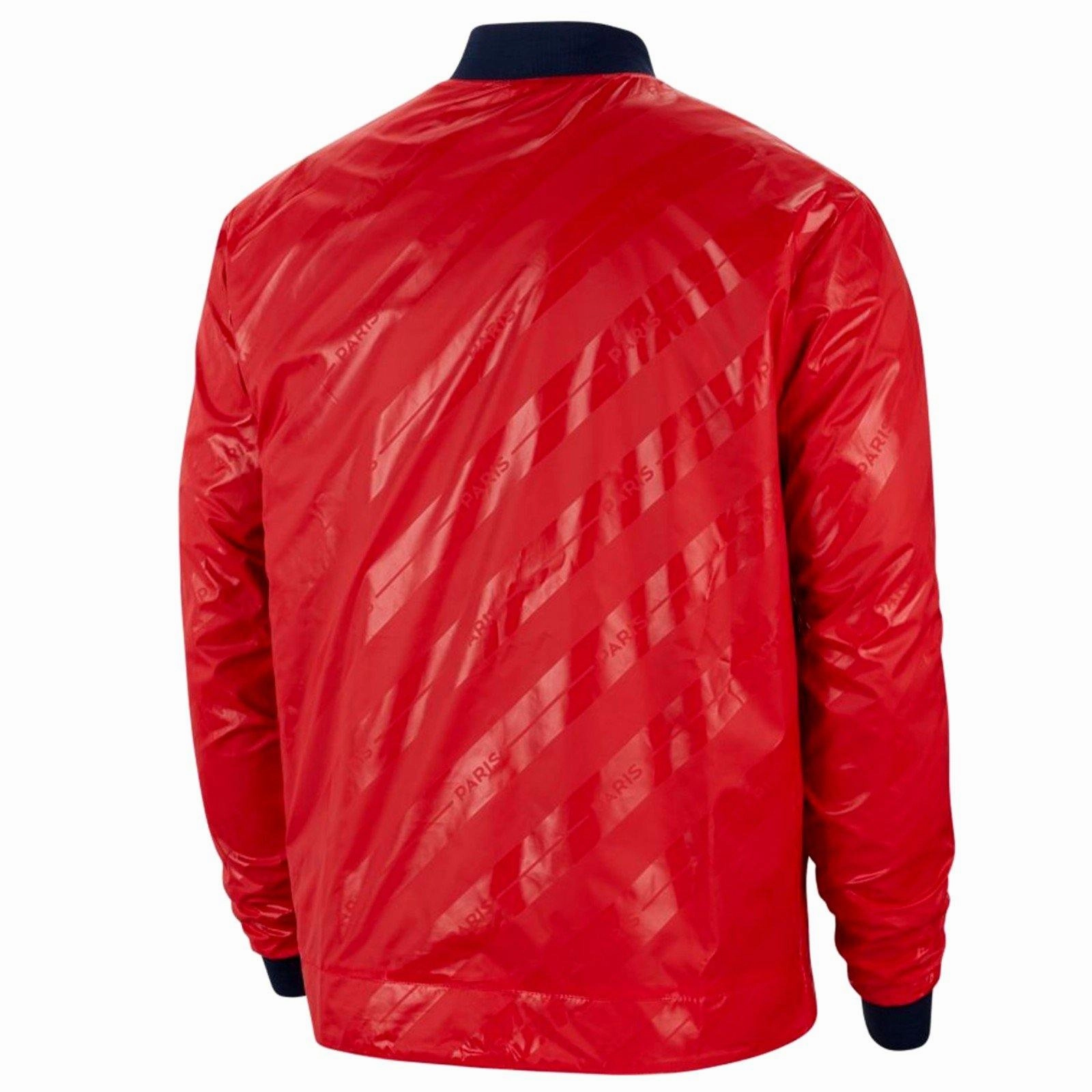 Paris Saint Germain soccer reversible presentation jacket 2020 - Nike Cream