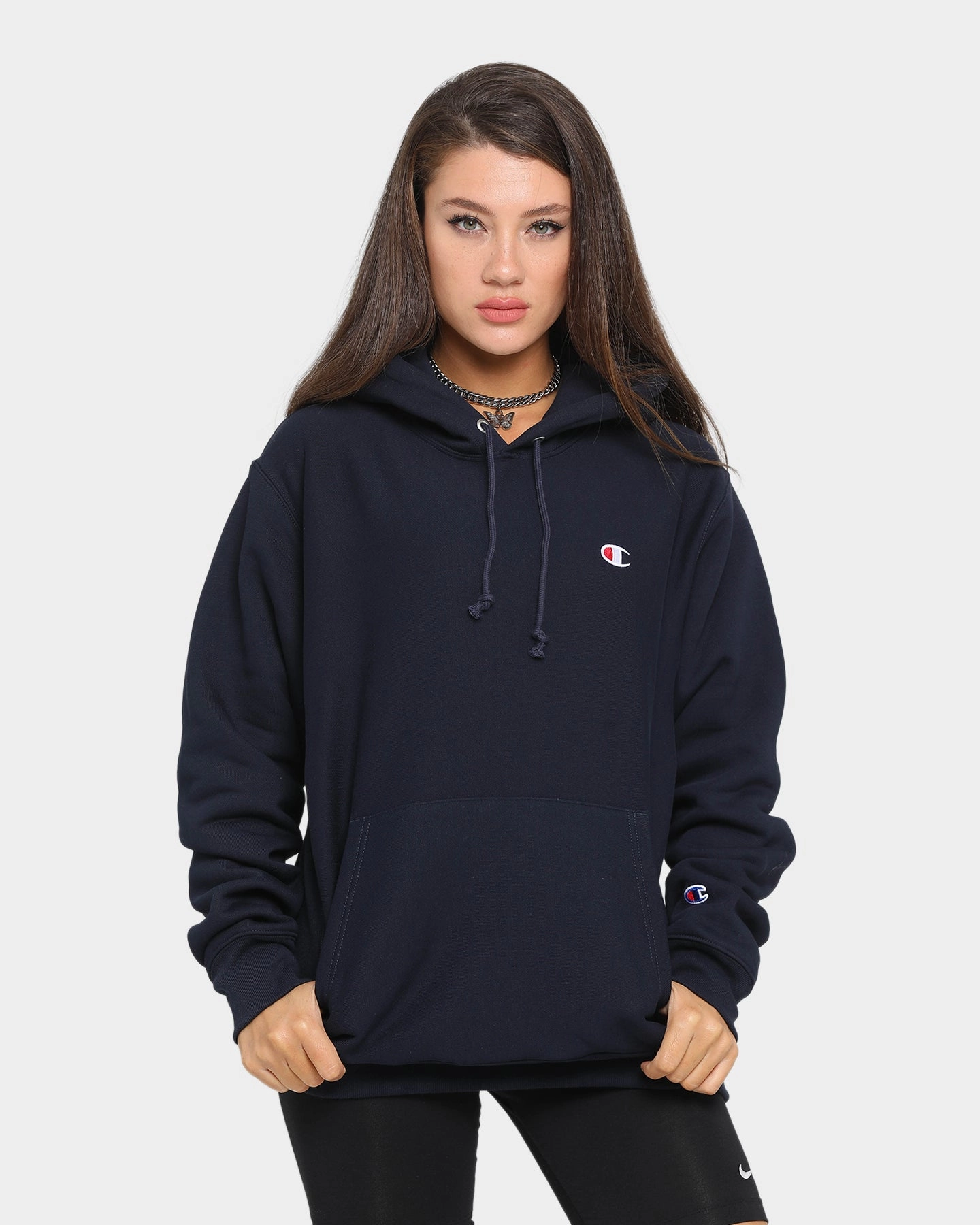 Functional Wear Champion Rev Weave Hoodie Navy