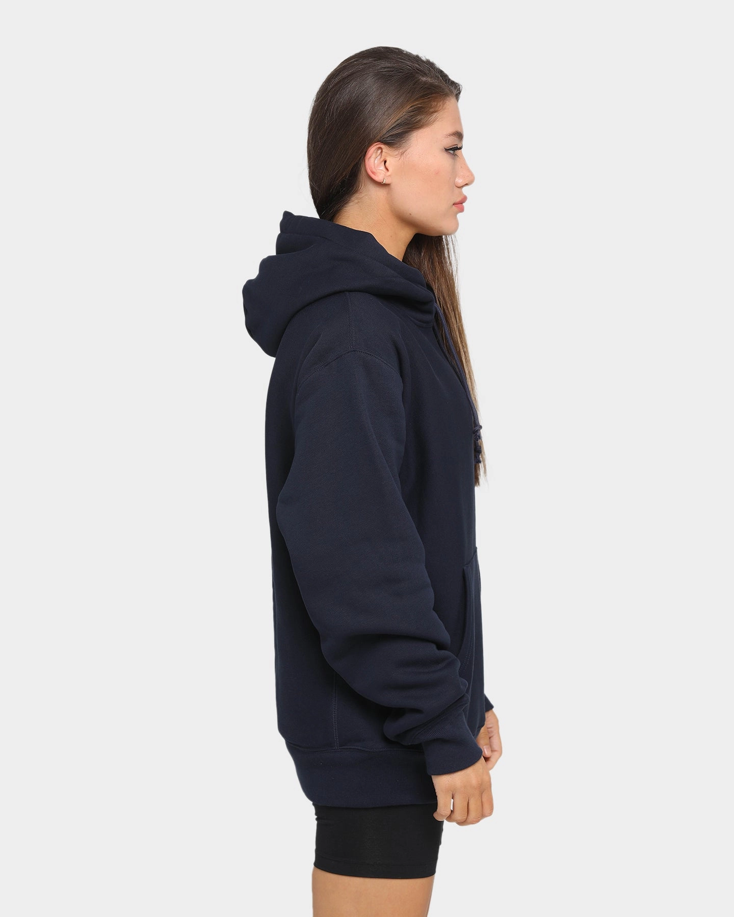 Champion Rev Weave Hoodie Navy Performance Ready