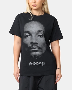 Snoop Dogg Big Face T-Shirt Black FadeResistant Coating