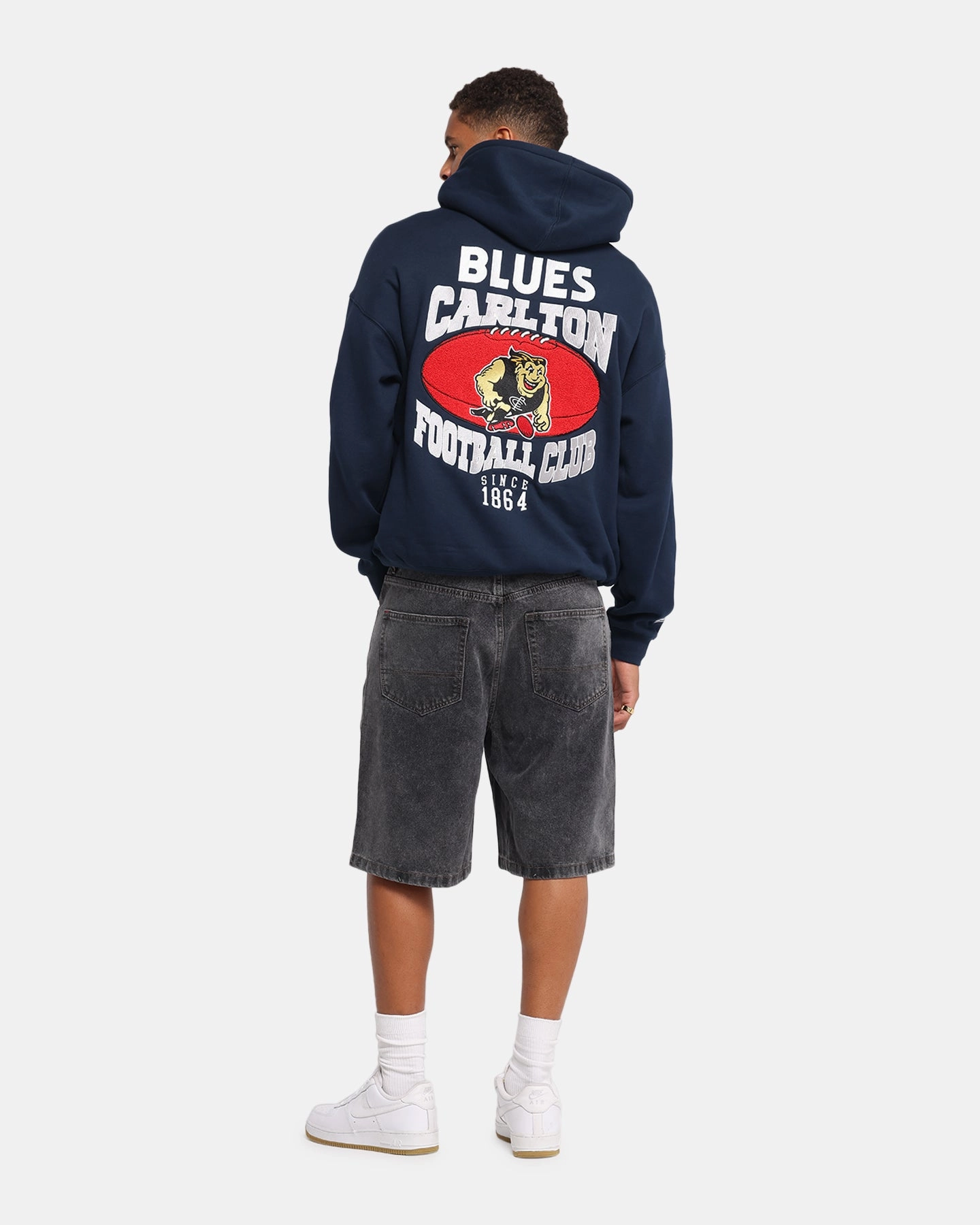 Eland like Mitchell & Ness Carlton Blues Team Hoodie Navy