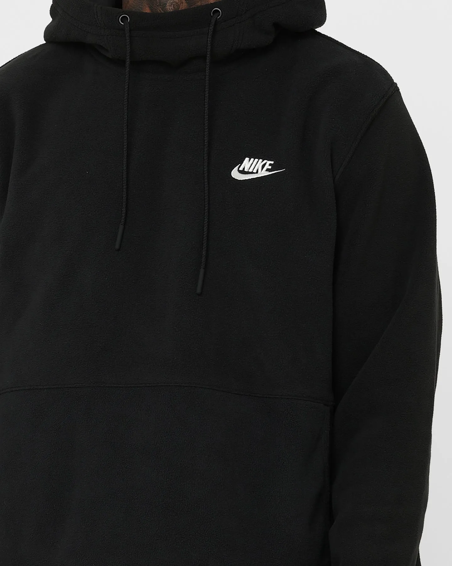 Empower Adjustable Waistband Nike Fleece Winter Pullover Hoodie Black/Sail