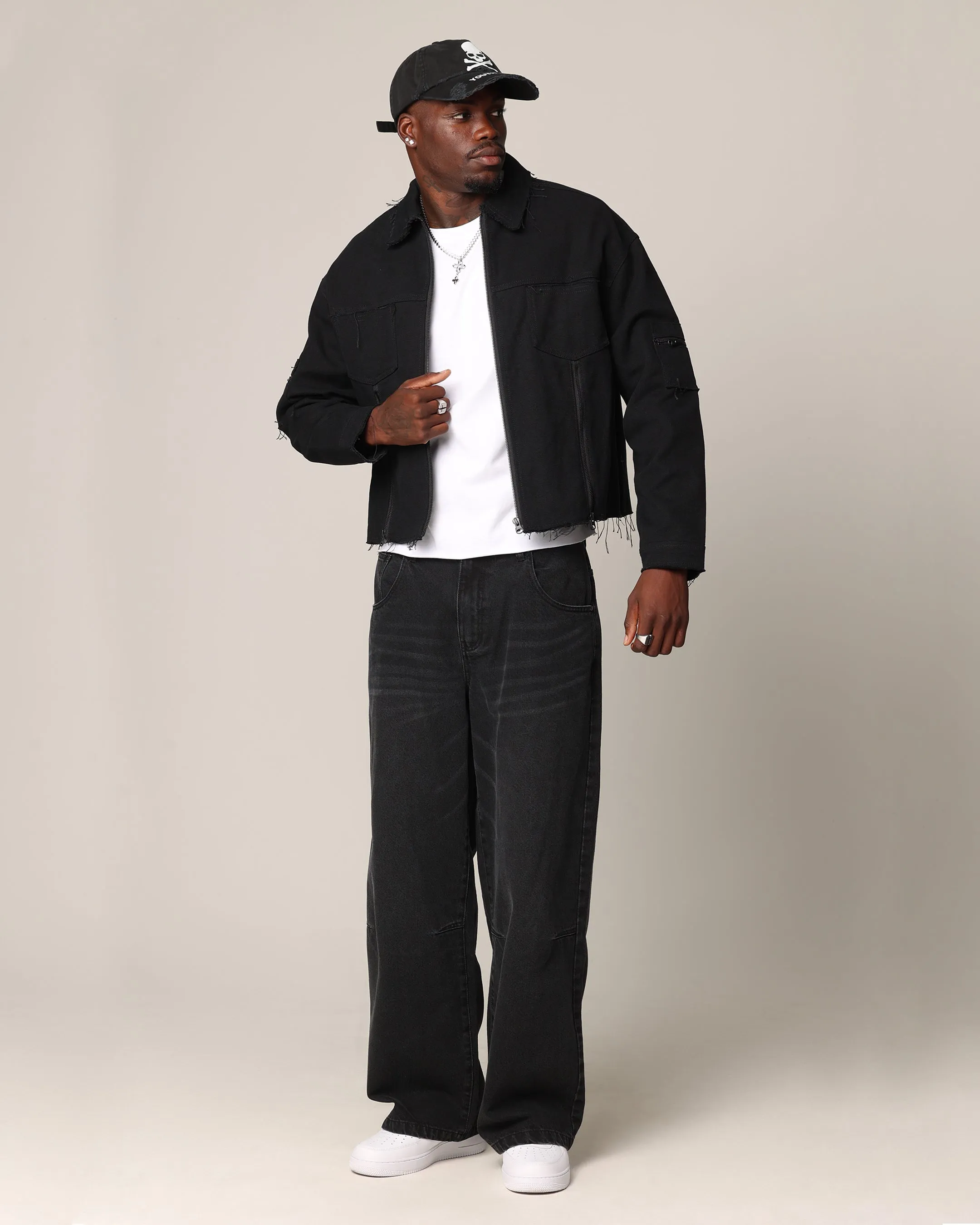 Saint Morta Nightcrawler Cuttoff Jacket Black commuting LaserCut Ventilation Zones