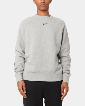 Nike Nocta Fleece Crewneck Dark Grey Heather Elegant Comfort