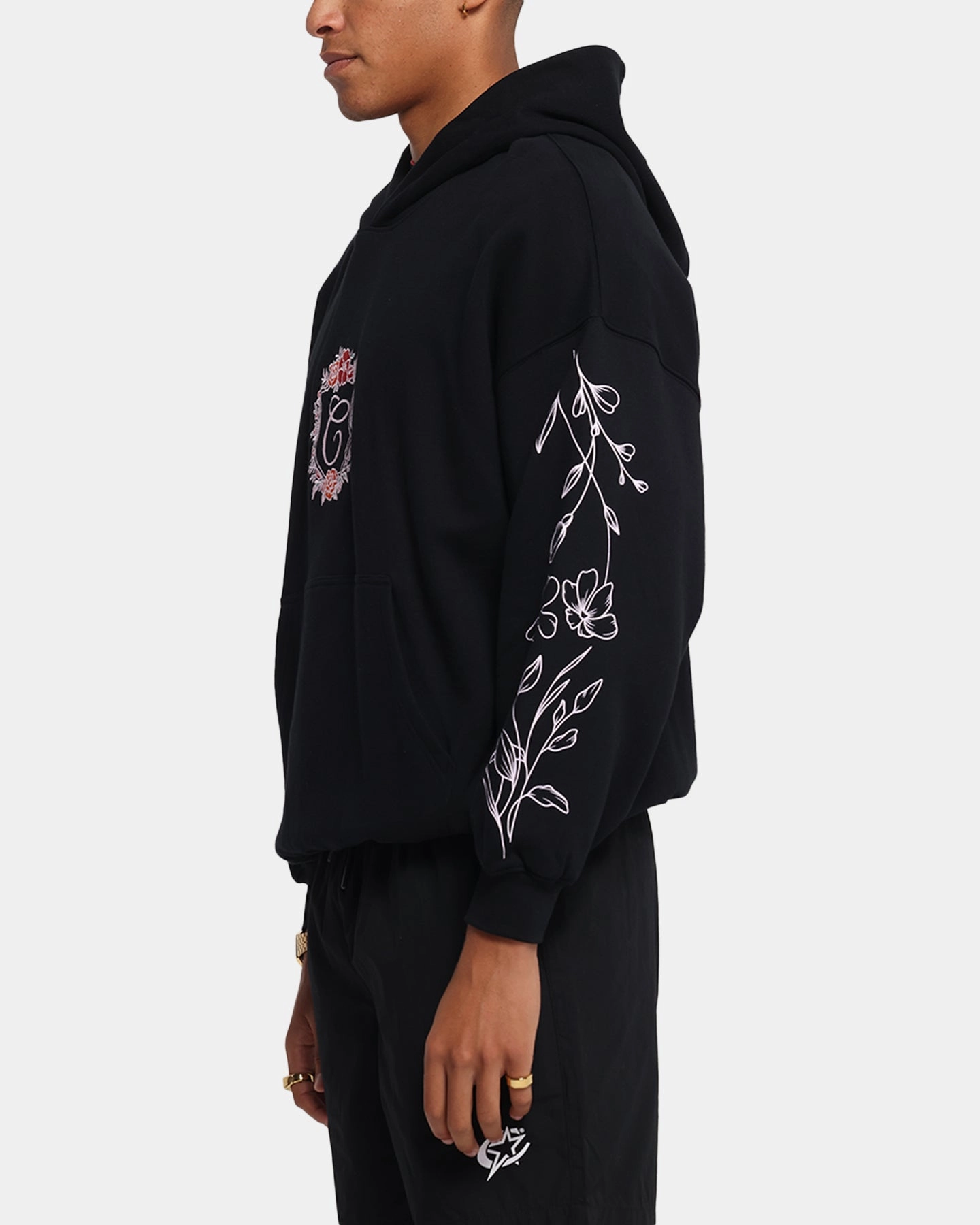 Carre Club Flora CLS Hoodie Black Fade Resistant