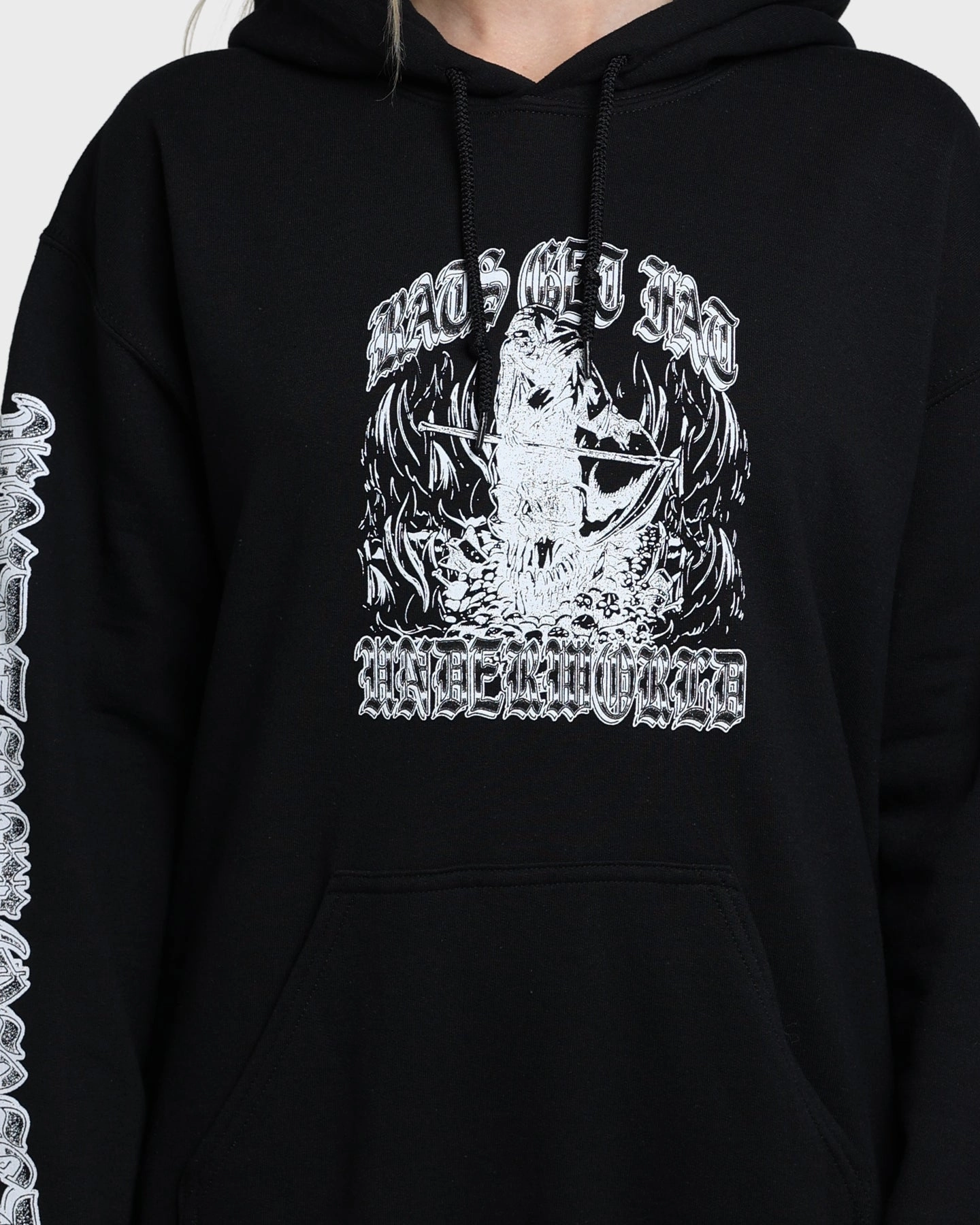 Rats Get Fat Underworld Hoodie Black Sell sports event
