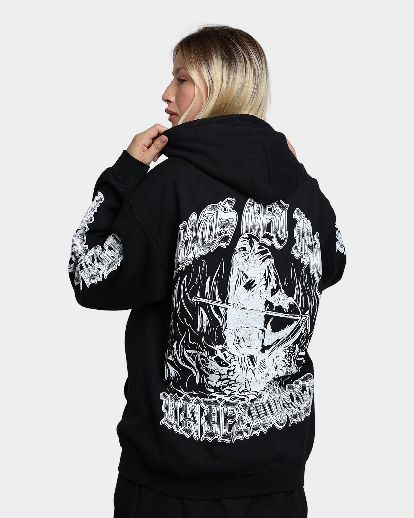 Rats Get Fat Underworld Hoodie Black Panama