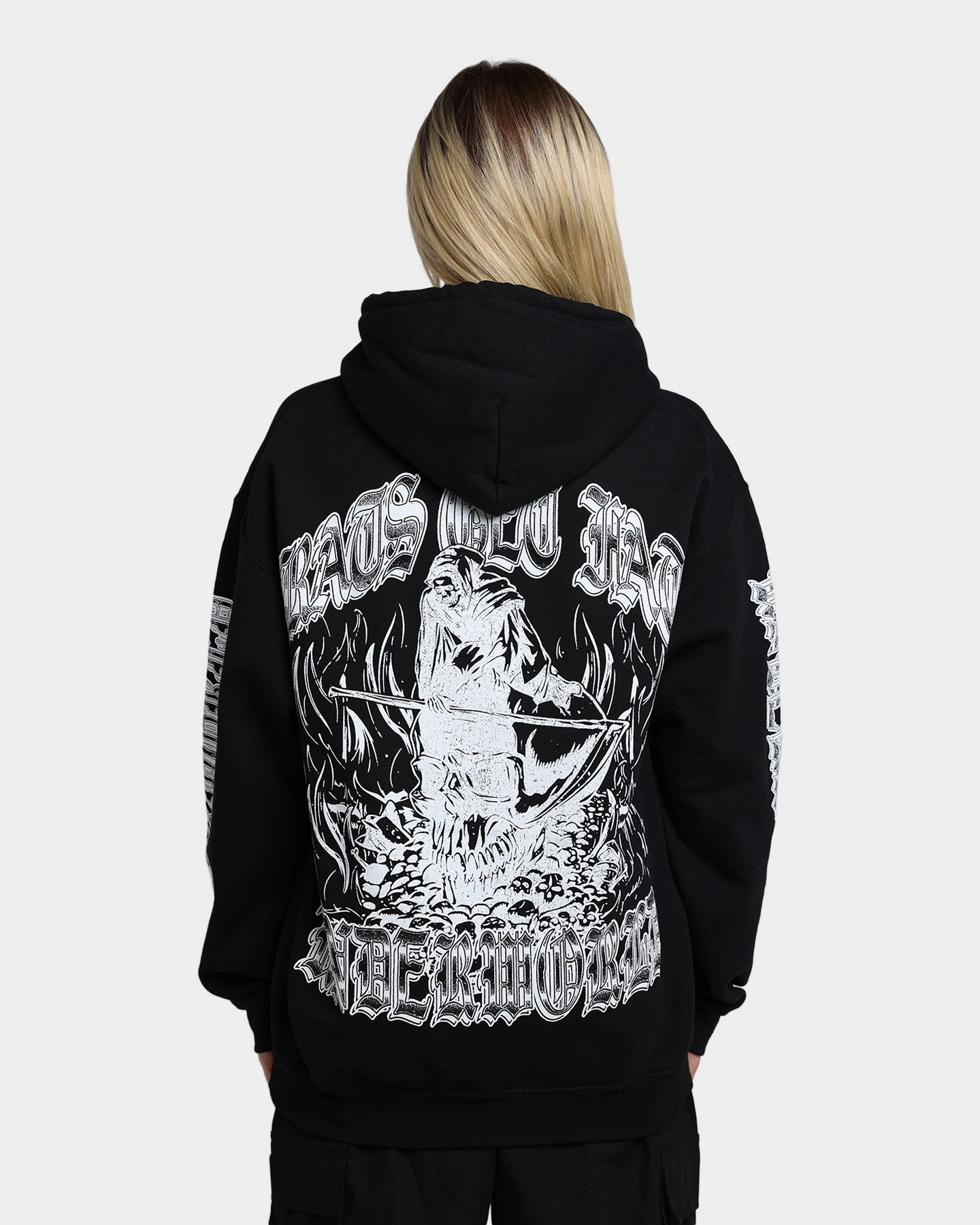 Friendship Pilates Rats Get Fat Underworld Hoodie Black