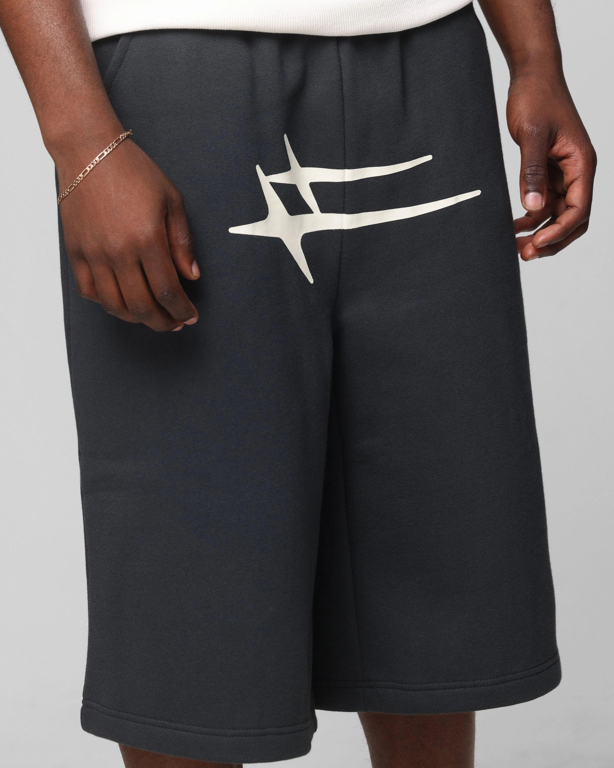 Abrasion Resistant Material Loiter Hybrid Premium Shorts Charcoal