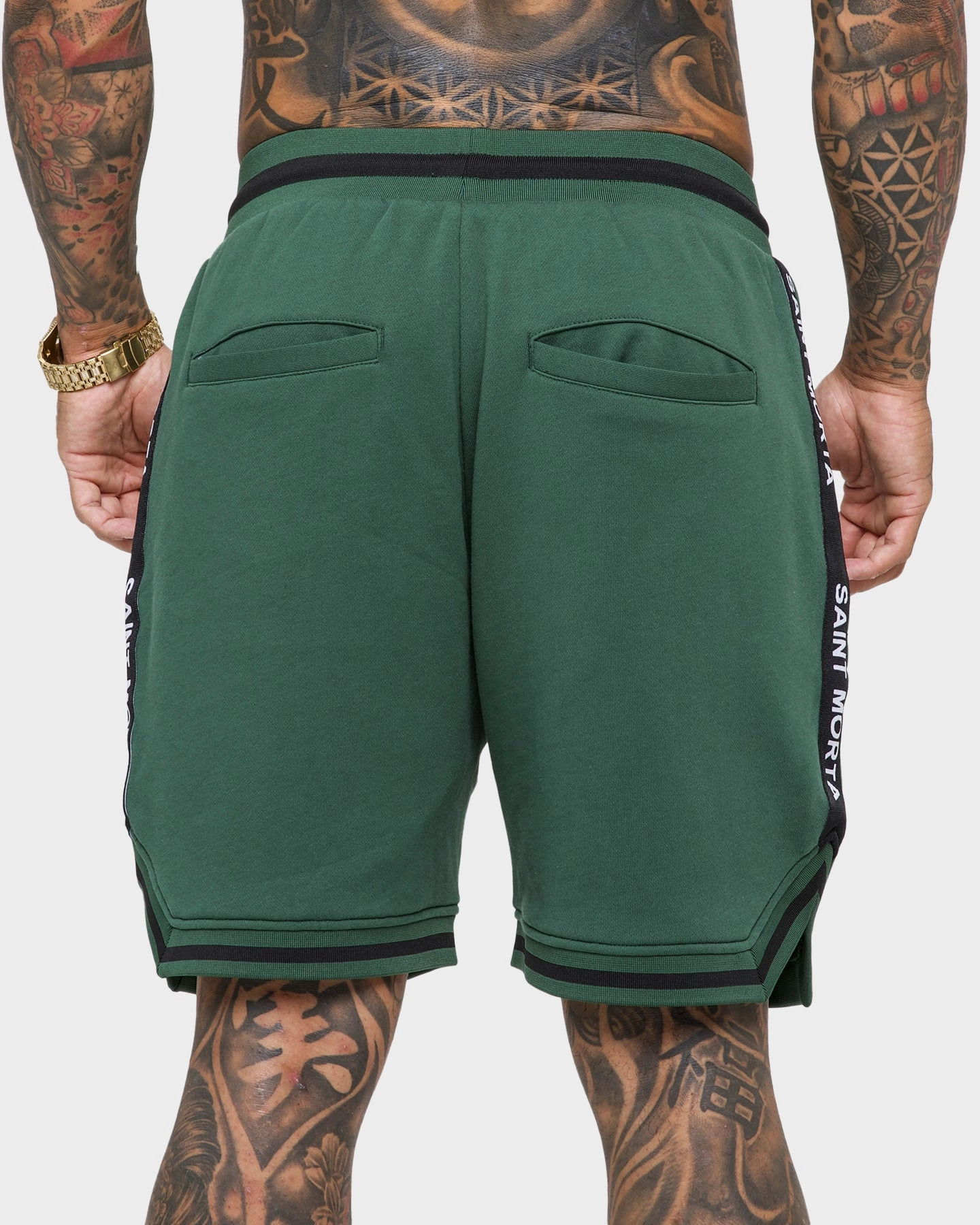 Saint Morta Icon X Fleece Short Forest Green Seamless Waistband Anti Sag Technology