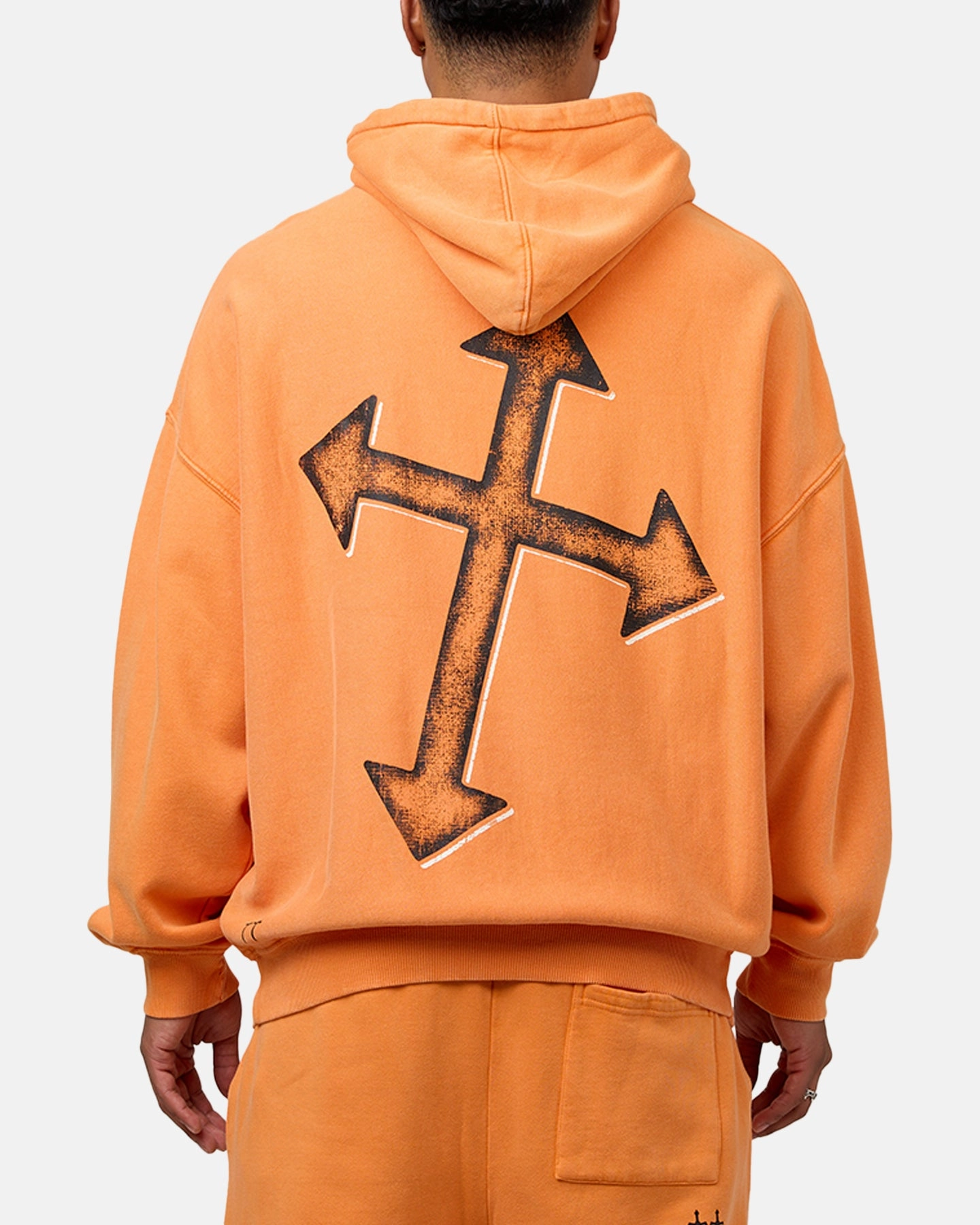 Saint Morta SSIX Vintage Hoodie Vintage Orange Commuter Fit