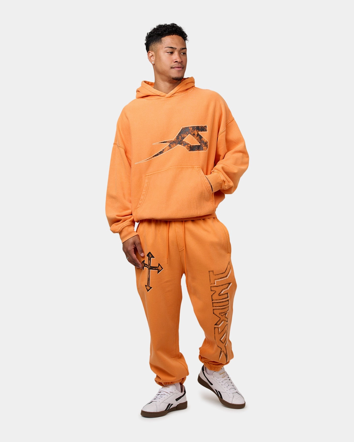 Functional Outerwear Saint Morta SSIX Vintage Hoodie Vintage Orange