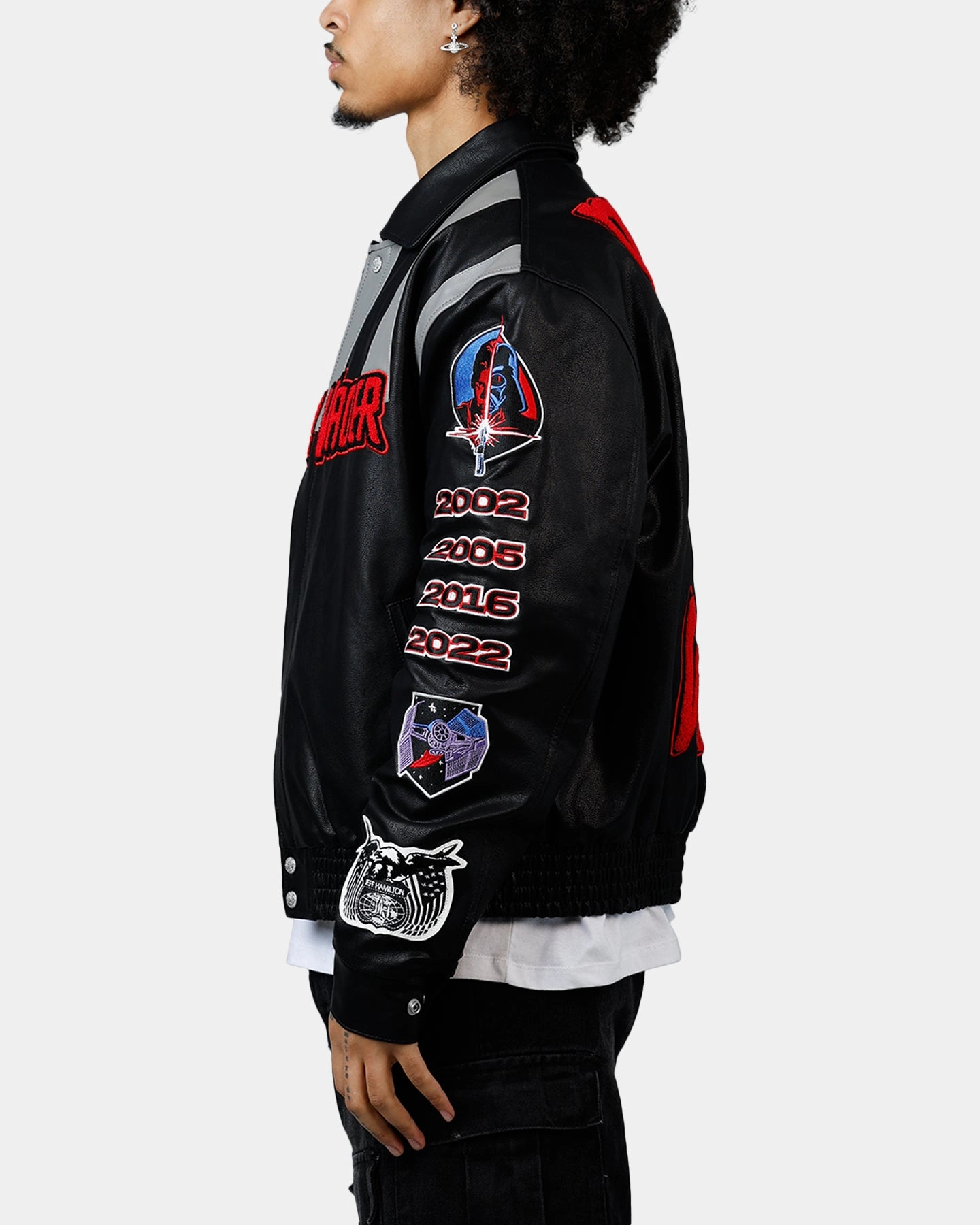 Jeff Hamilton X Star Wars Darth Vader Jacket Black Ideal Hearing-aid