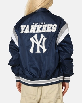 casual outing Commuter Fit New Era New York Yankees MLB Retro Stadium Jacket Navy