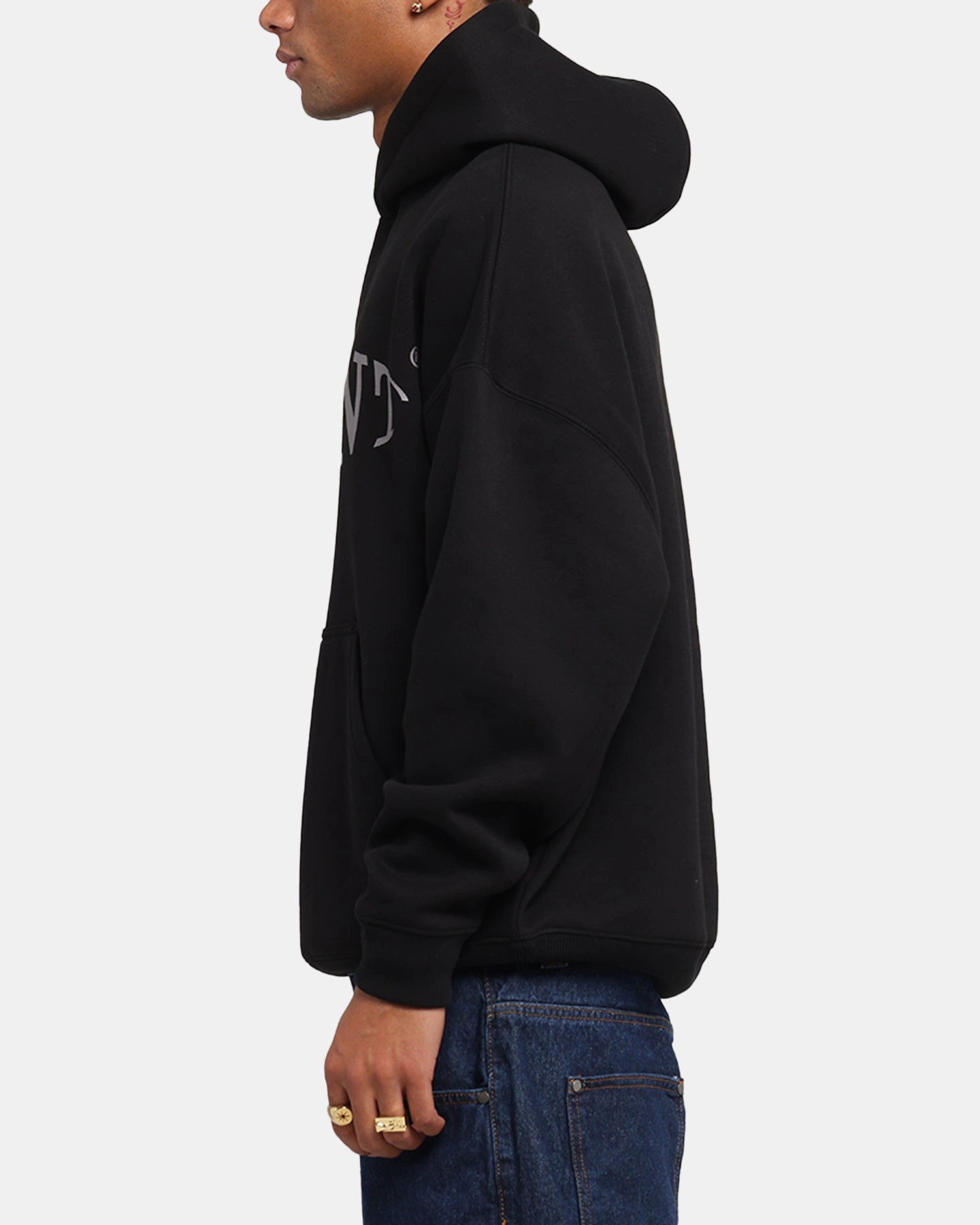 winter clothing Trend Motion Saint Morta Vision Boxy Hoodie Black