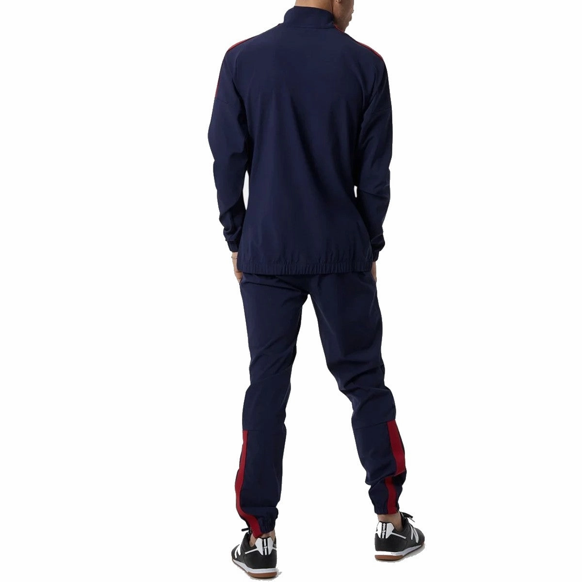 fitness studio AS Roma navy presentation Soccer tracksuit 2022/23 - New Balance