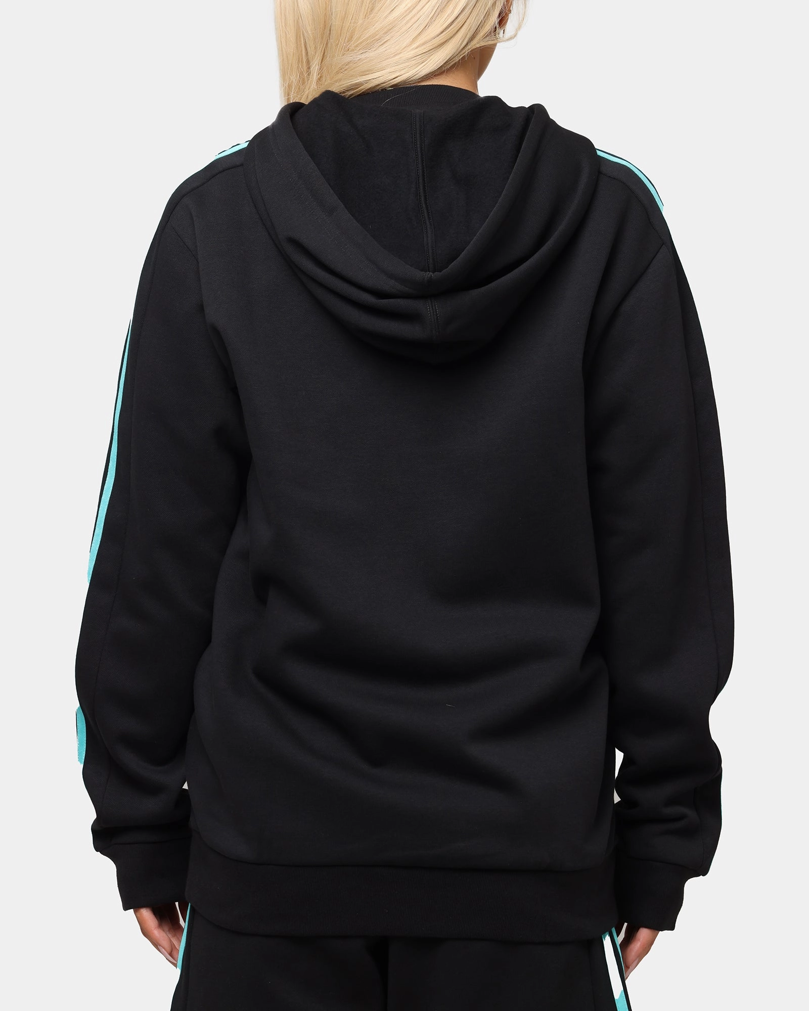 adidas x Mercedes-AMG PETRONAS Formula One F1 DNA Full-Zip Hoodie Black/White suitable for casual gatherings