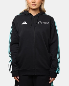 professionals QuickDry Moisture Wicking adidas x Mercedes-AMG PETRONAS Formula One F1 DNA Full-Zip Hoodie Black/White