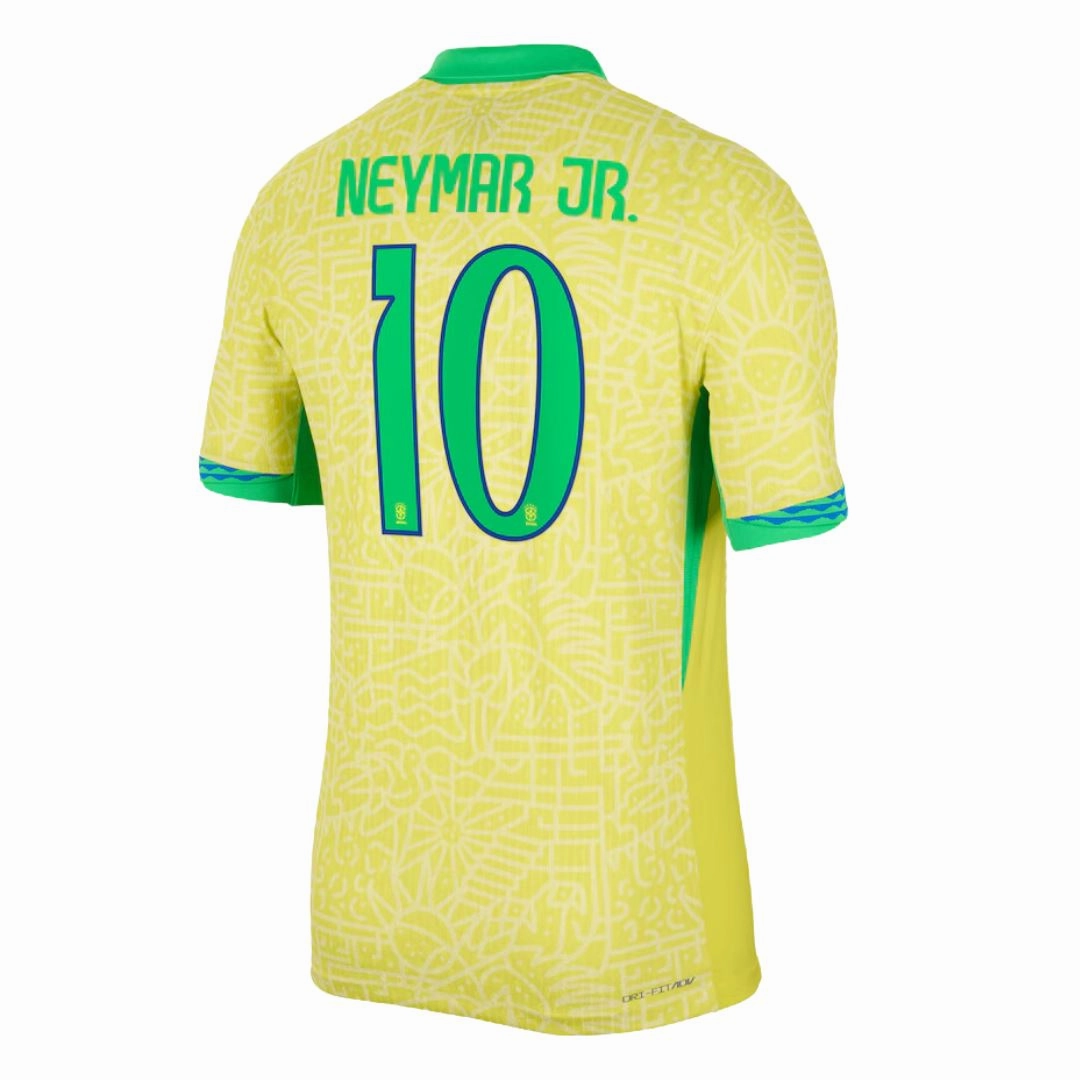 Brazil Home Jersey 24/25 Neymar #10 stain resistant coating