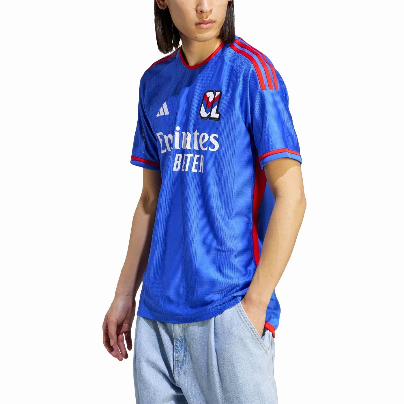 Olympique Lyon Away soccer jersey 2023/24 - Adidas fitness studio