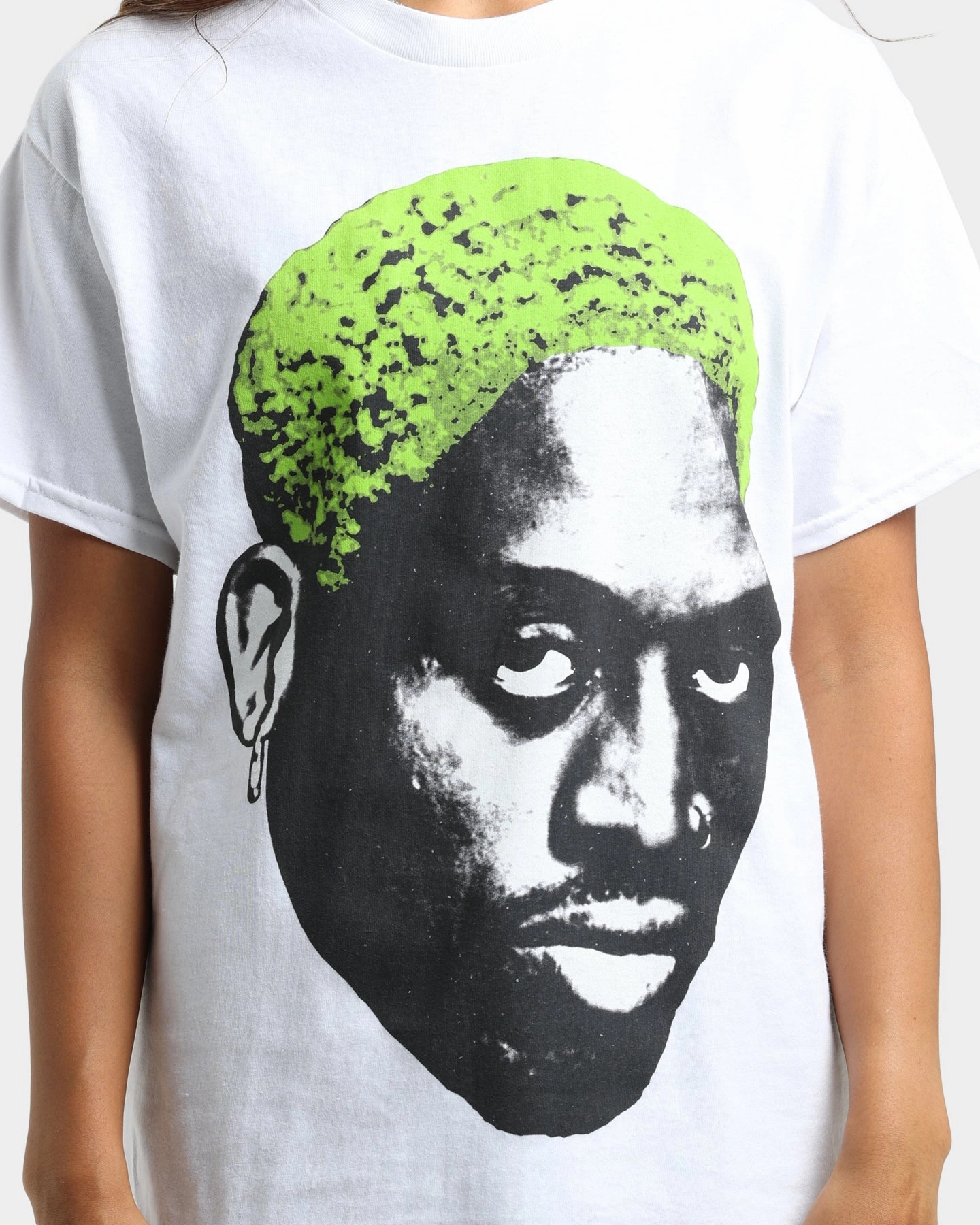 Rodman Brand Rodman Face T-Shirt White Easy Wear