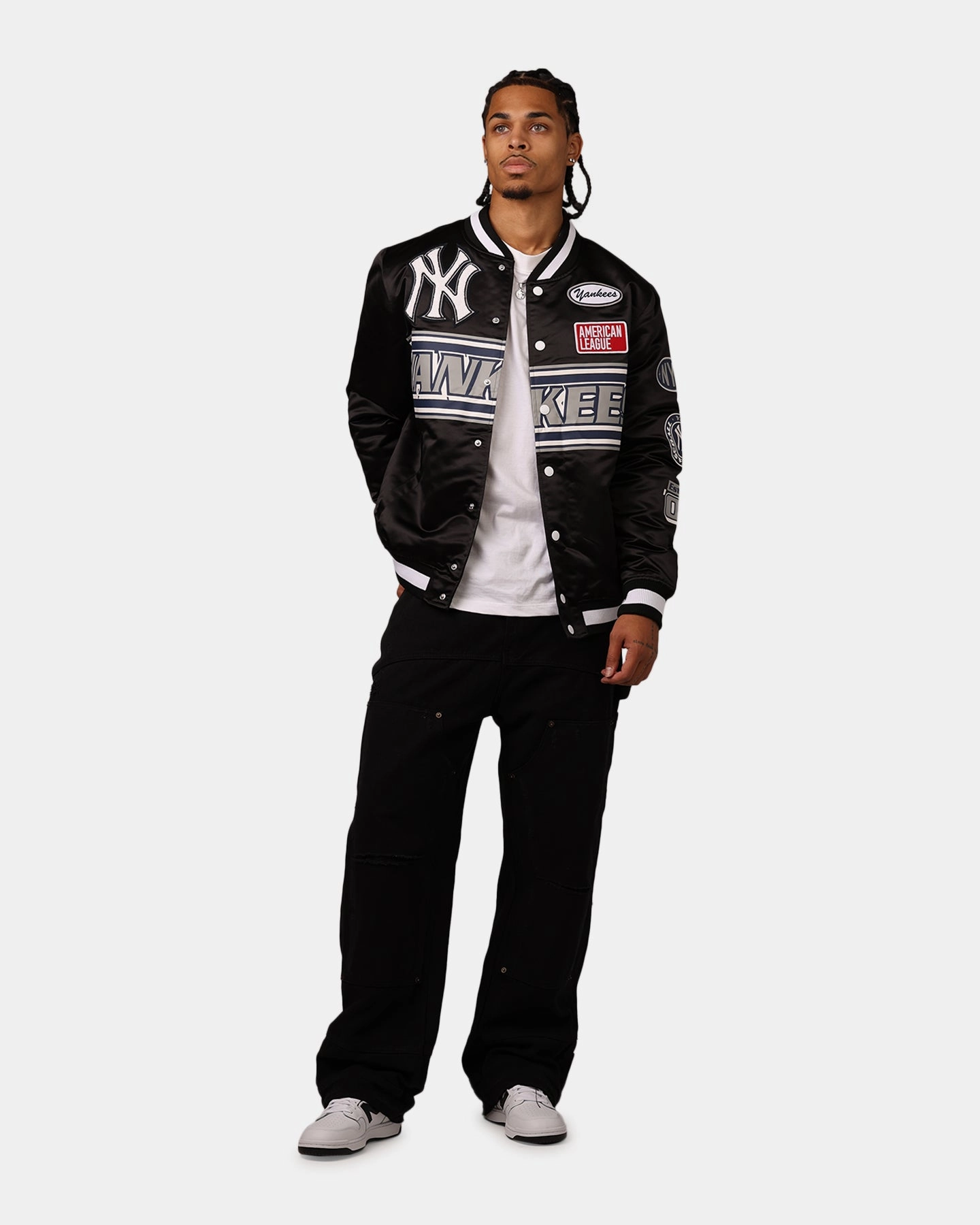Multi Pocket Configuration New Era New York Yankees 2024 Rally Drive Jacket Black/White