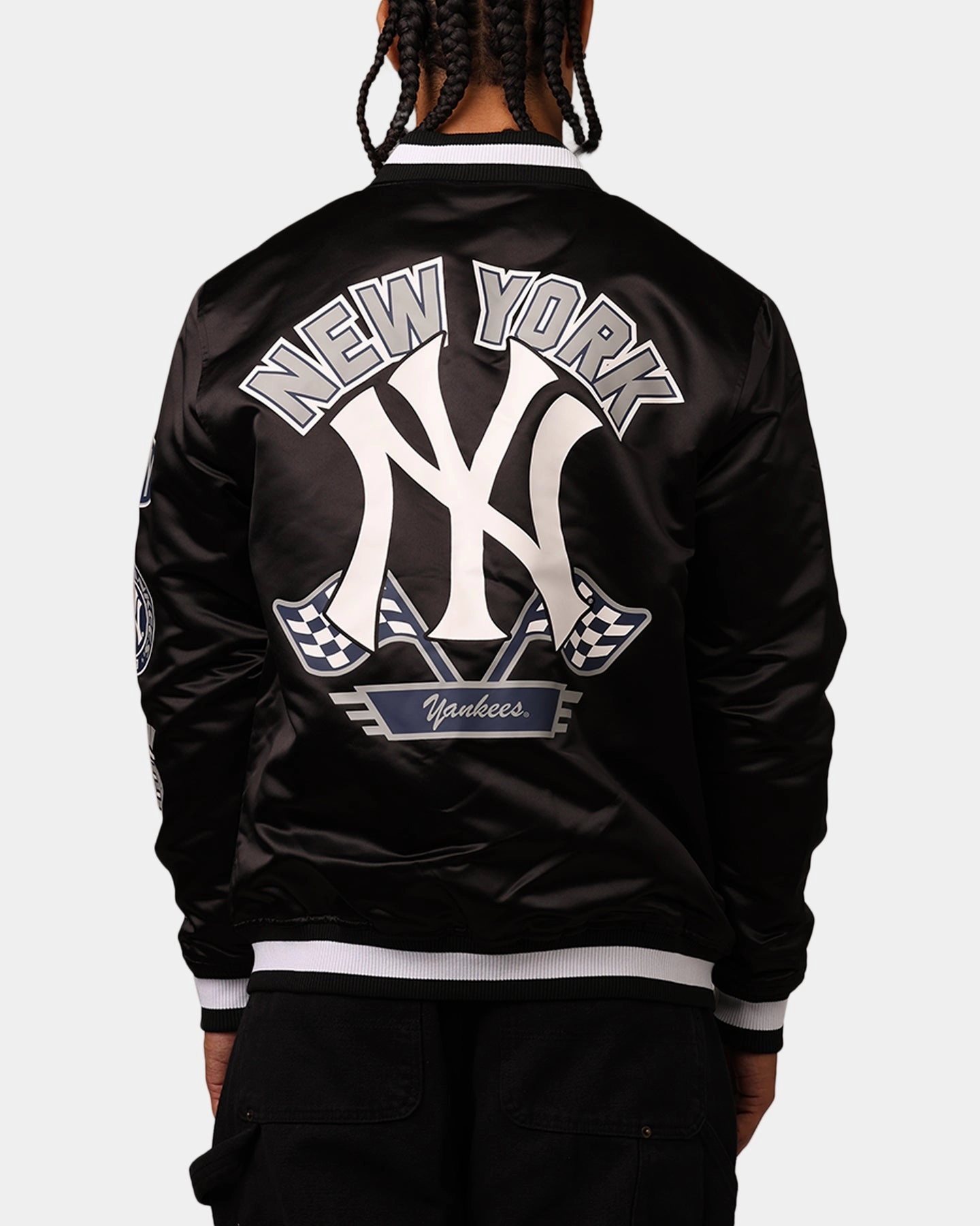 men New Era New York Yankees 2024 Rally Drive Jacket Black/White