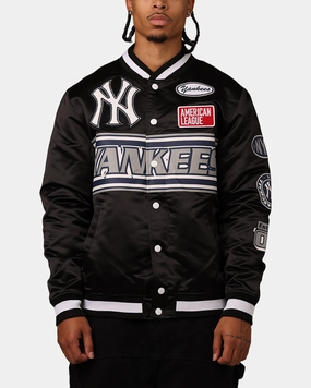 New Era New York Yankees 2024 Rally Drive Jacket Black/White sunny